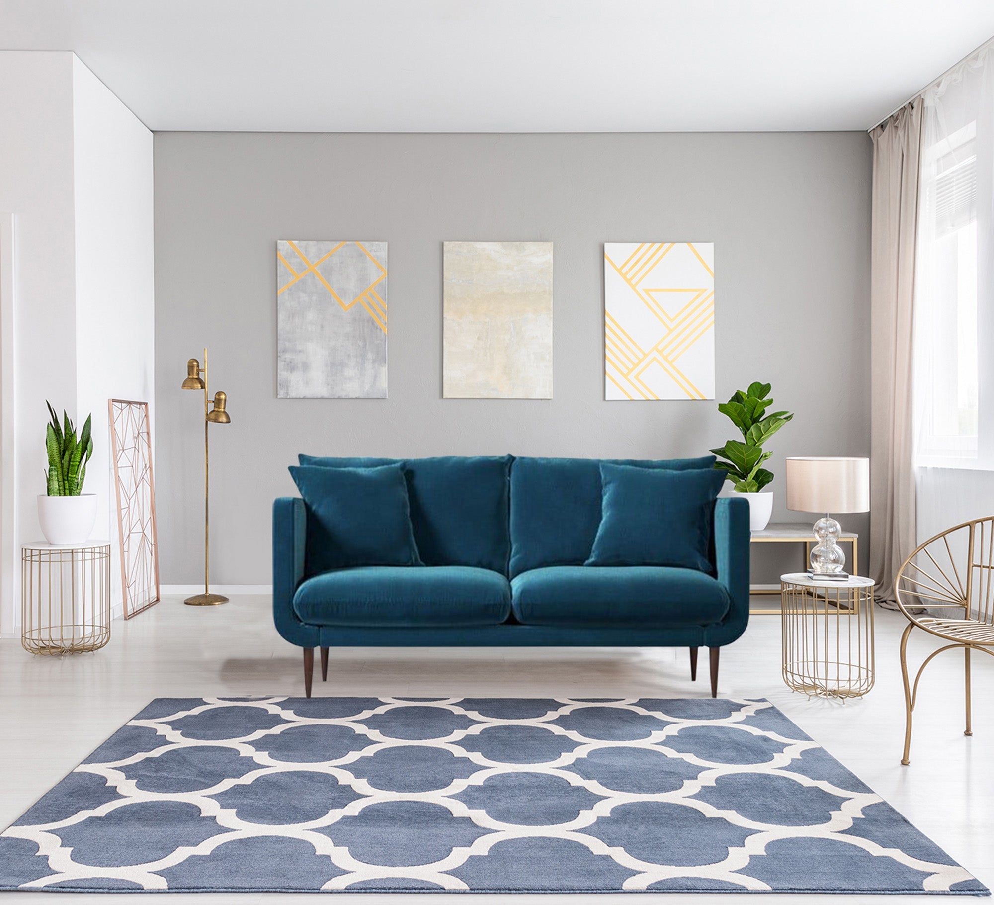 A sofa with thin armrests - Vitrine Furniture - Living room Sofas