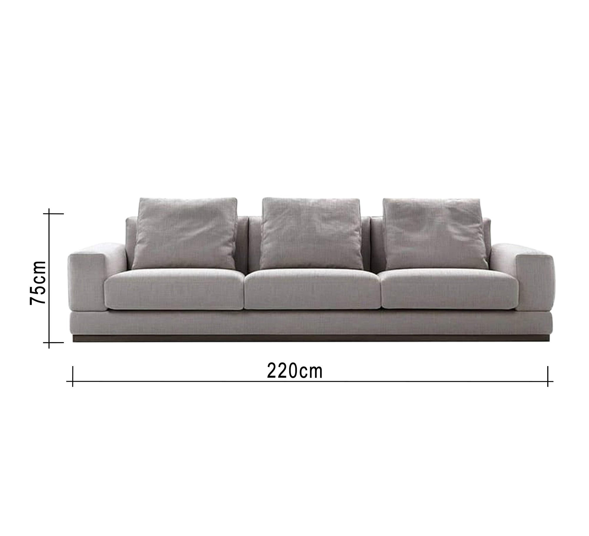 A sofa with three sections - Vitrine Furniture - Furniture