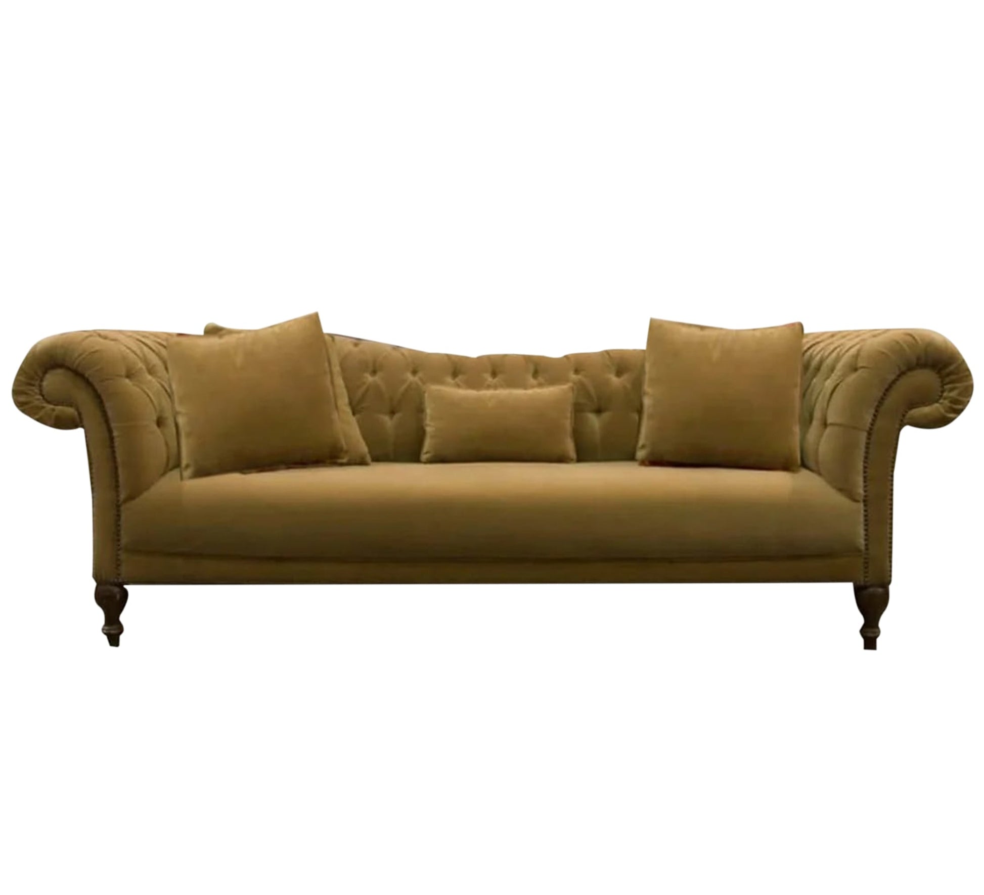 A sofa with twisted cylindrical armrests - Vitrine Furniture - Furniture