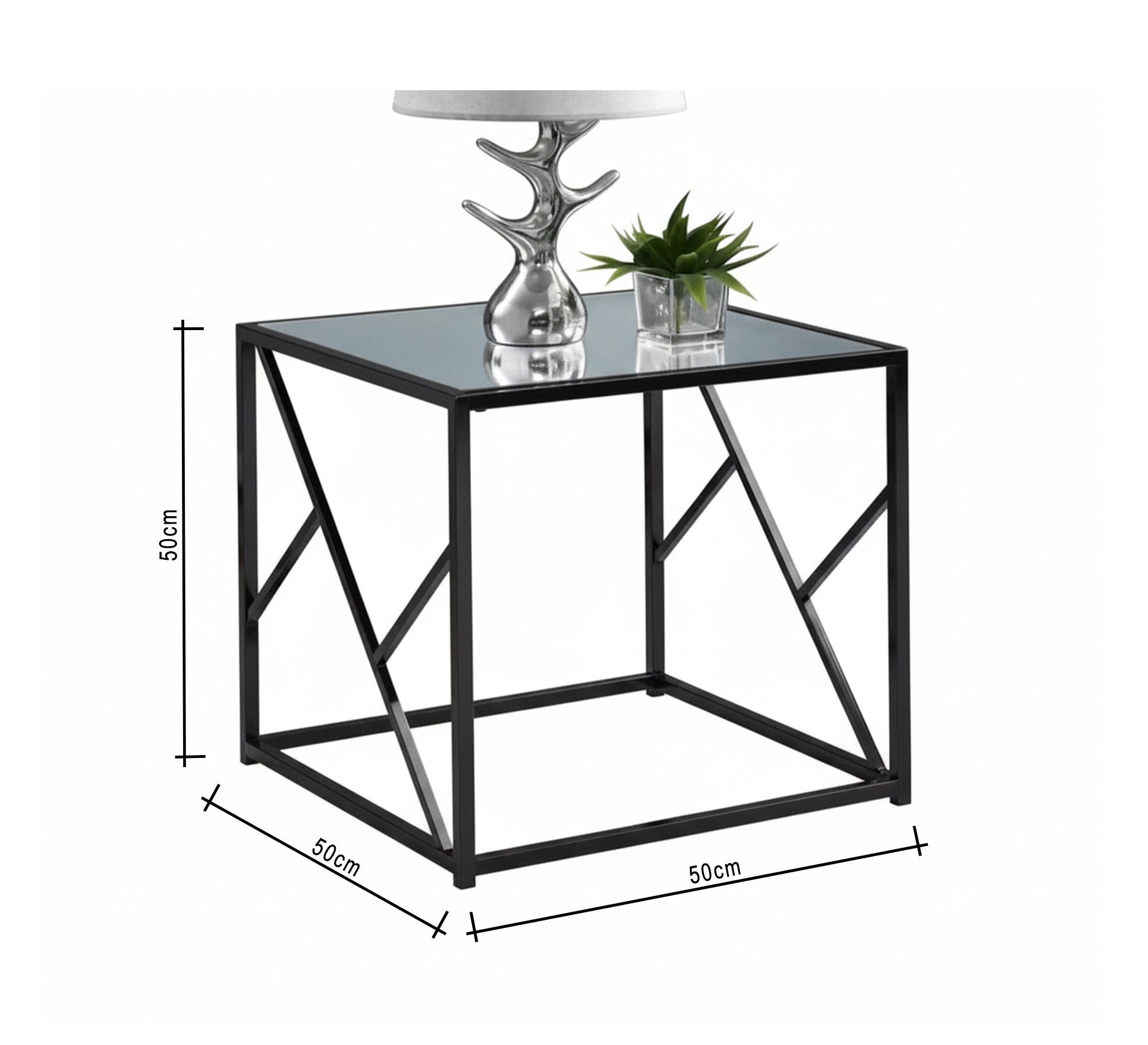 A square - shaped side table - Vitrine Furniture - Furniture