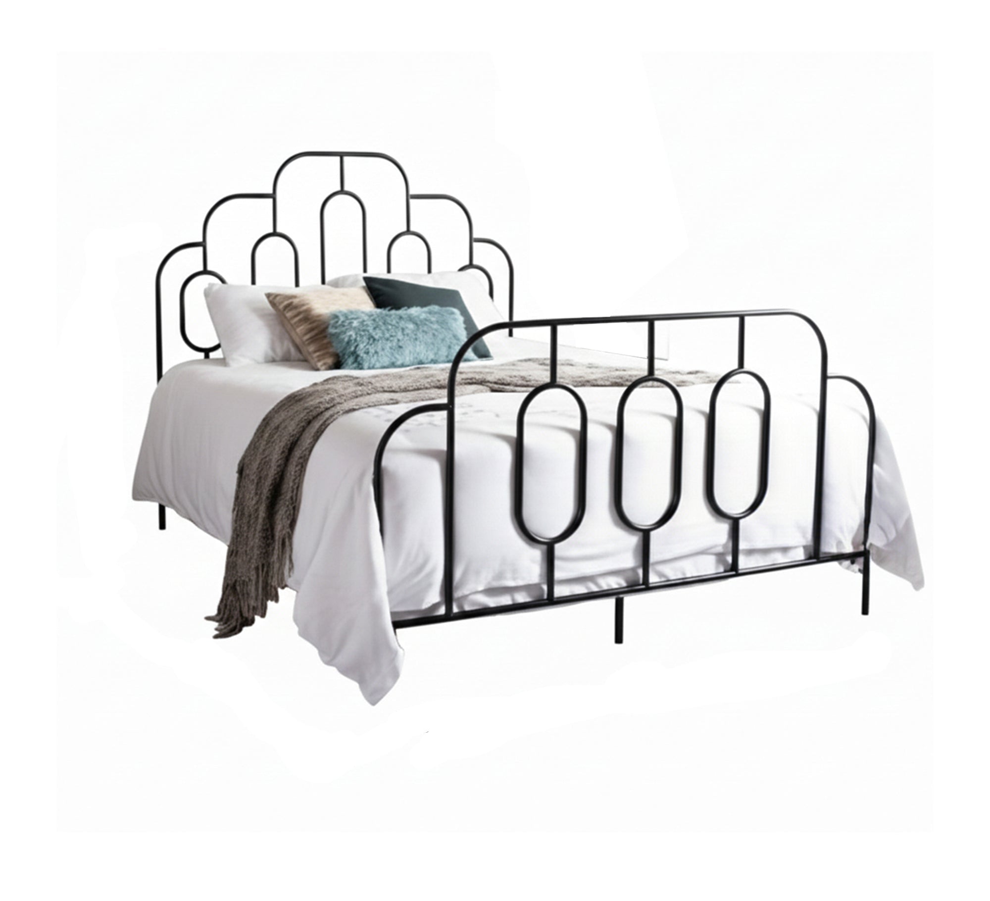 A steel bed with a unique design - Vitrine Furniture - Furniture