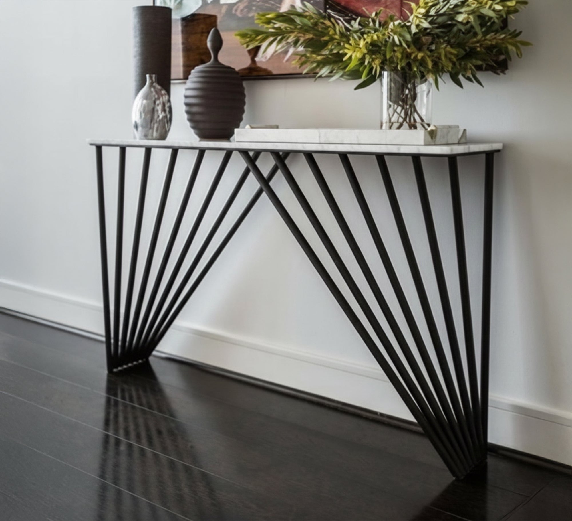 A streamlined design with a sleek console - Vitrine Furniture - Furniture
