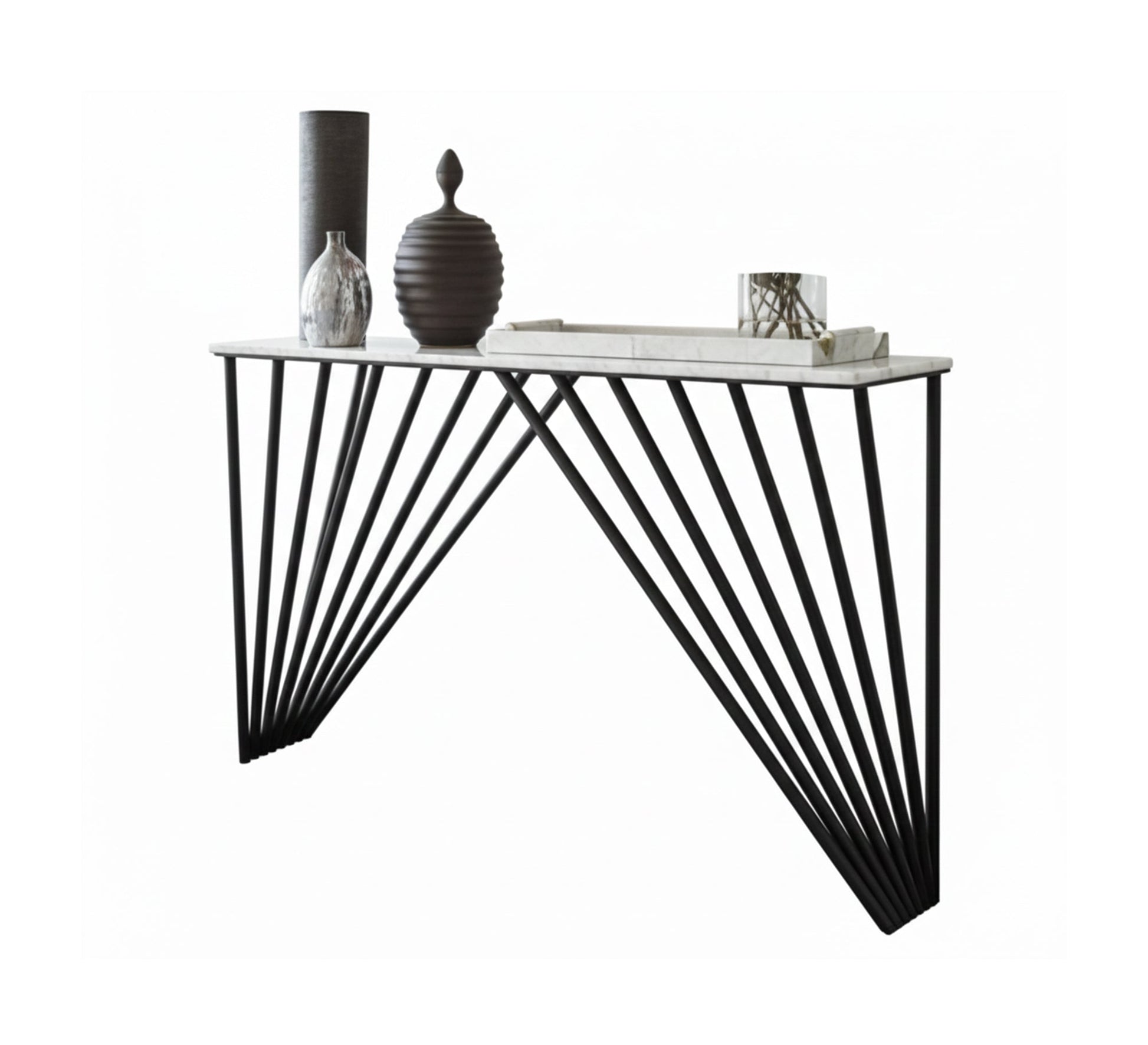 A streamlined design with a sleek console - Vitrine Furniture - Furniture