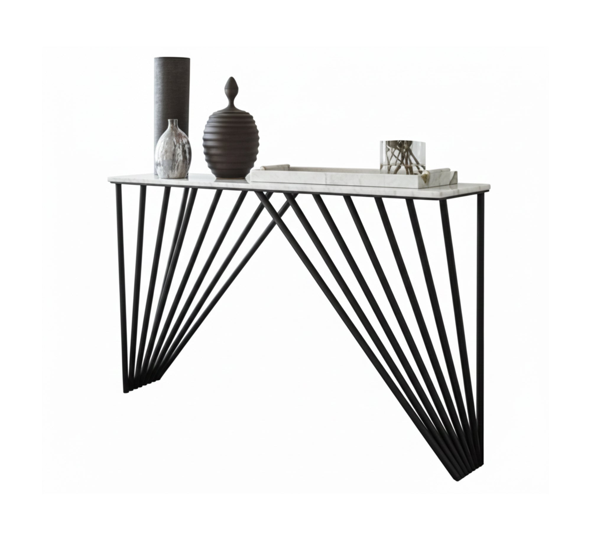 A streamlined design with a sleek console - Vitrine Furniture - Furniture