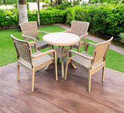 A stylish and attractive beige outdoor seating set - Vitrine Furniture - Outdoor Products