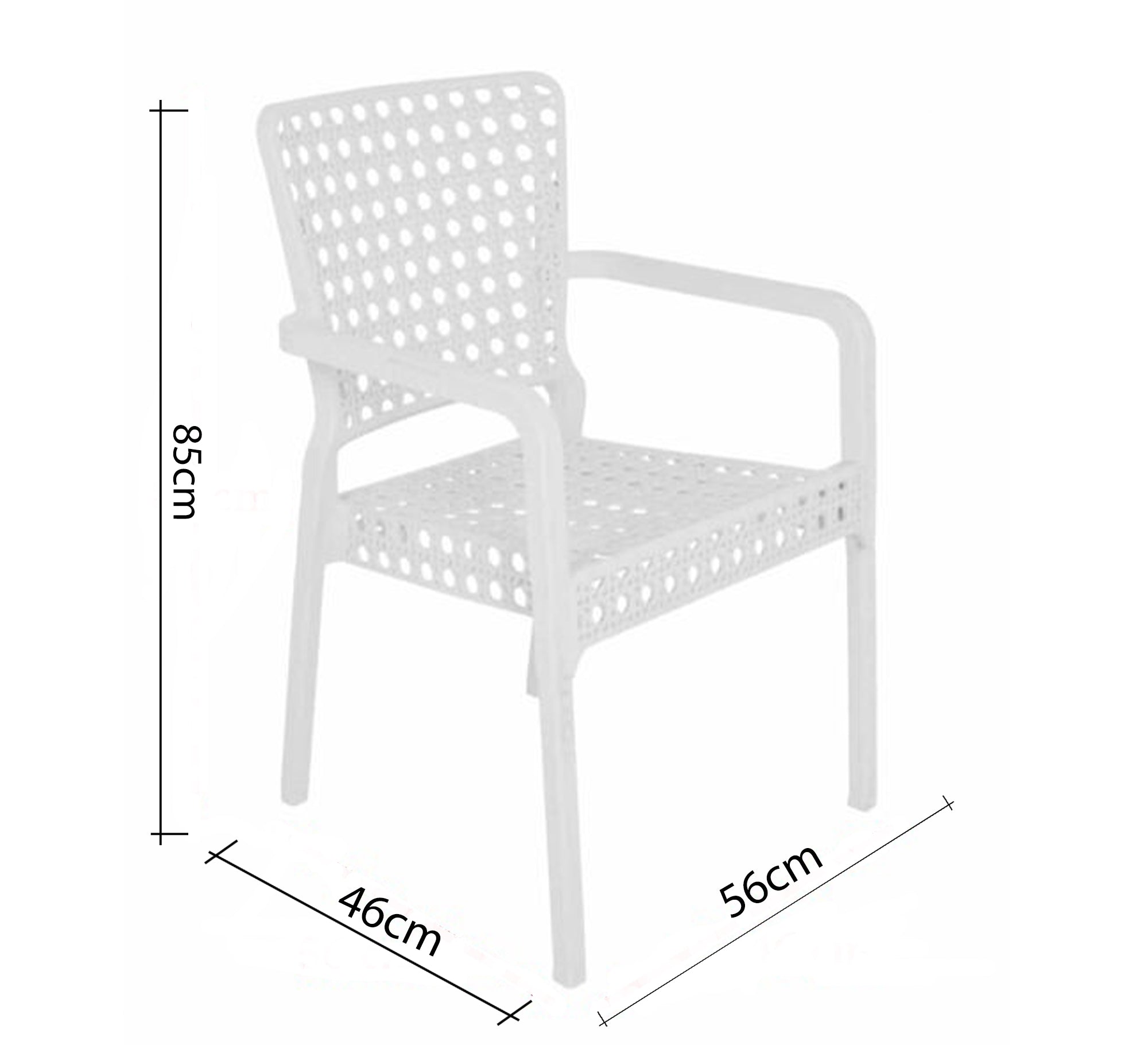 A stylish and bright white outdoor seating set - Vitrine Furniture - Outdoor Products