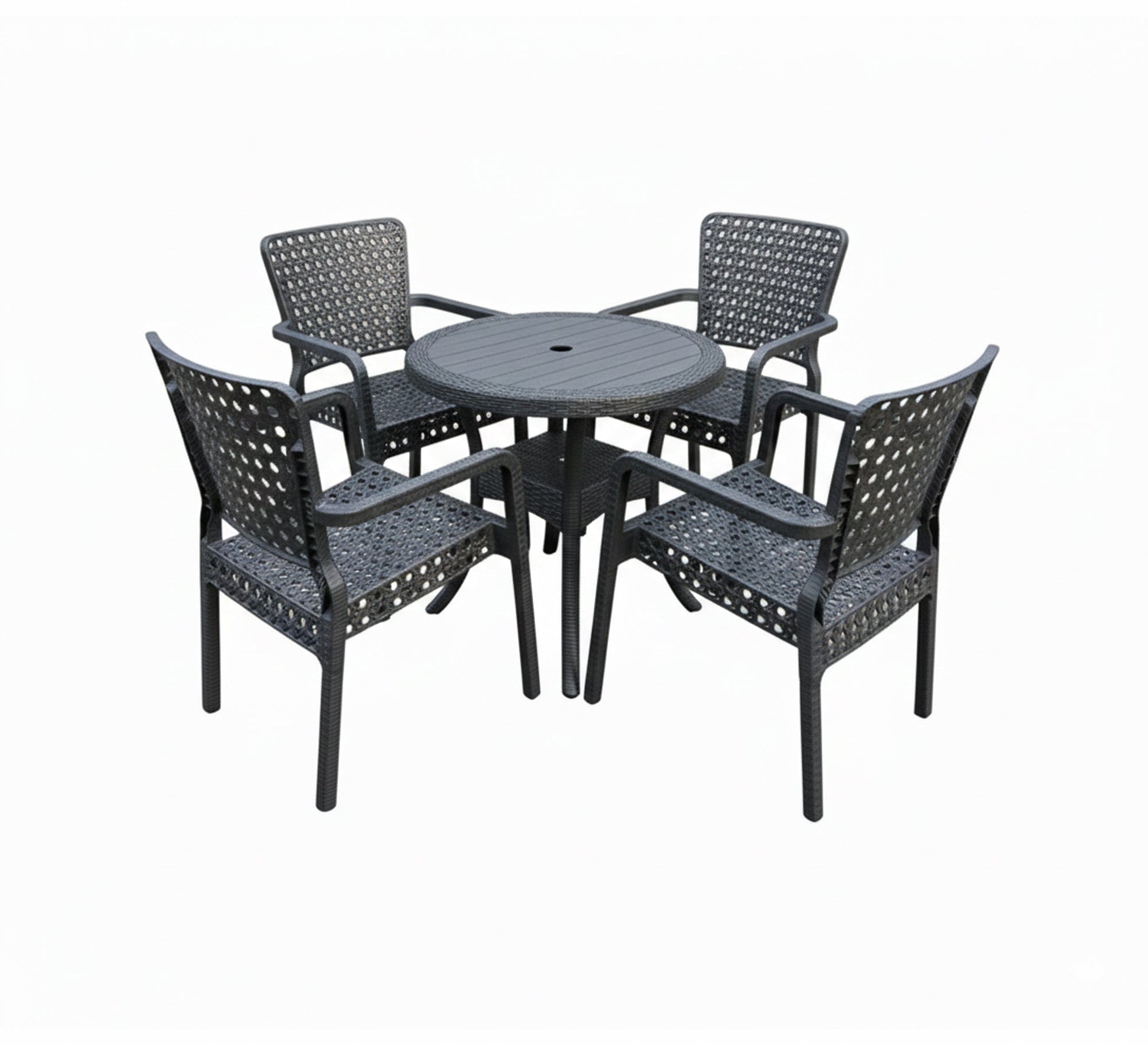 A stylish and comfortable gray outdoor seating set - Vitrine Furniture - Outdoor Products