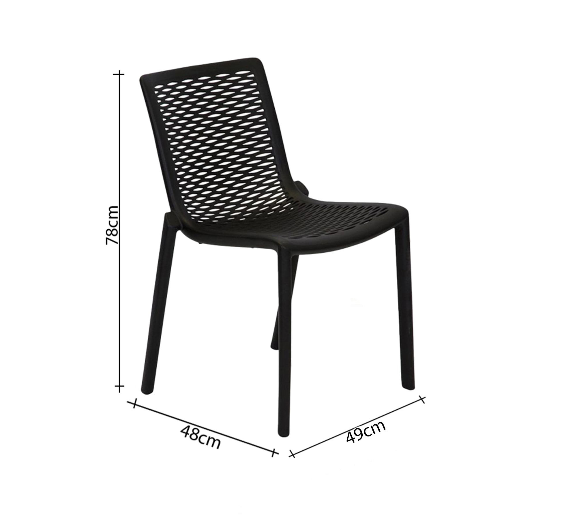 A stylish and modern black patio set for the home - Vitrine Furniture - Outdoor Products