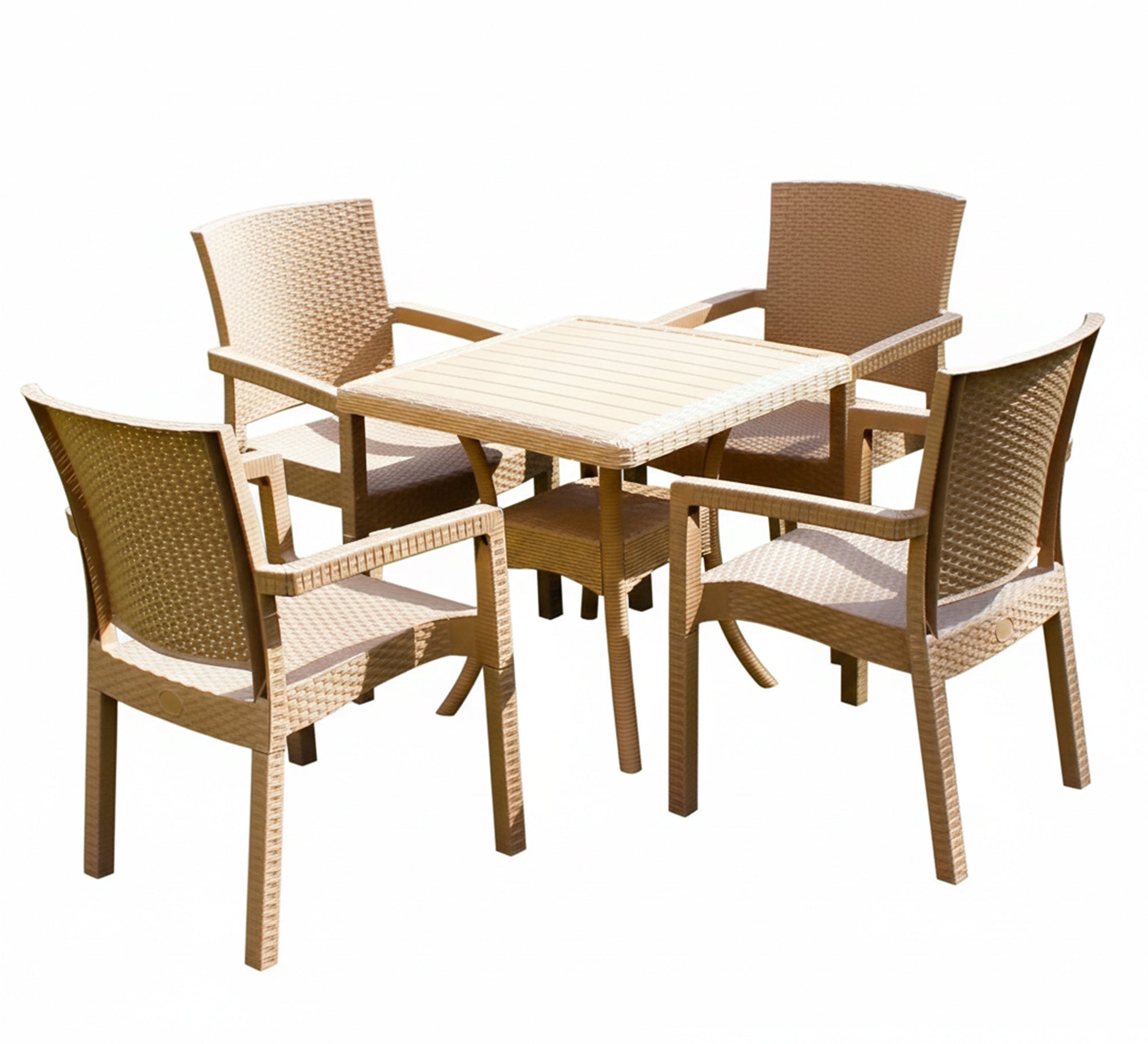 A stylish and practical beige patio set - Vitrine Furniture - Outdoor Products