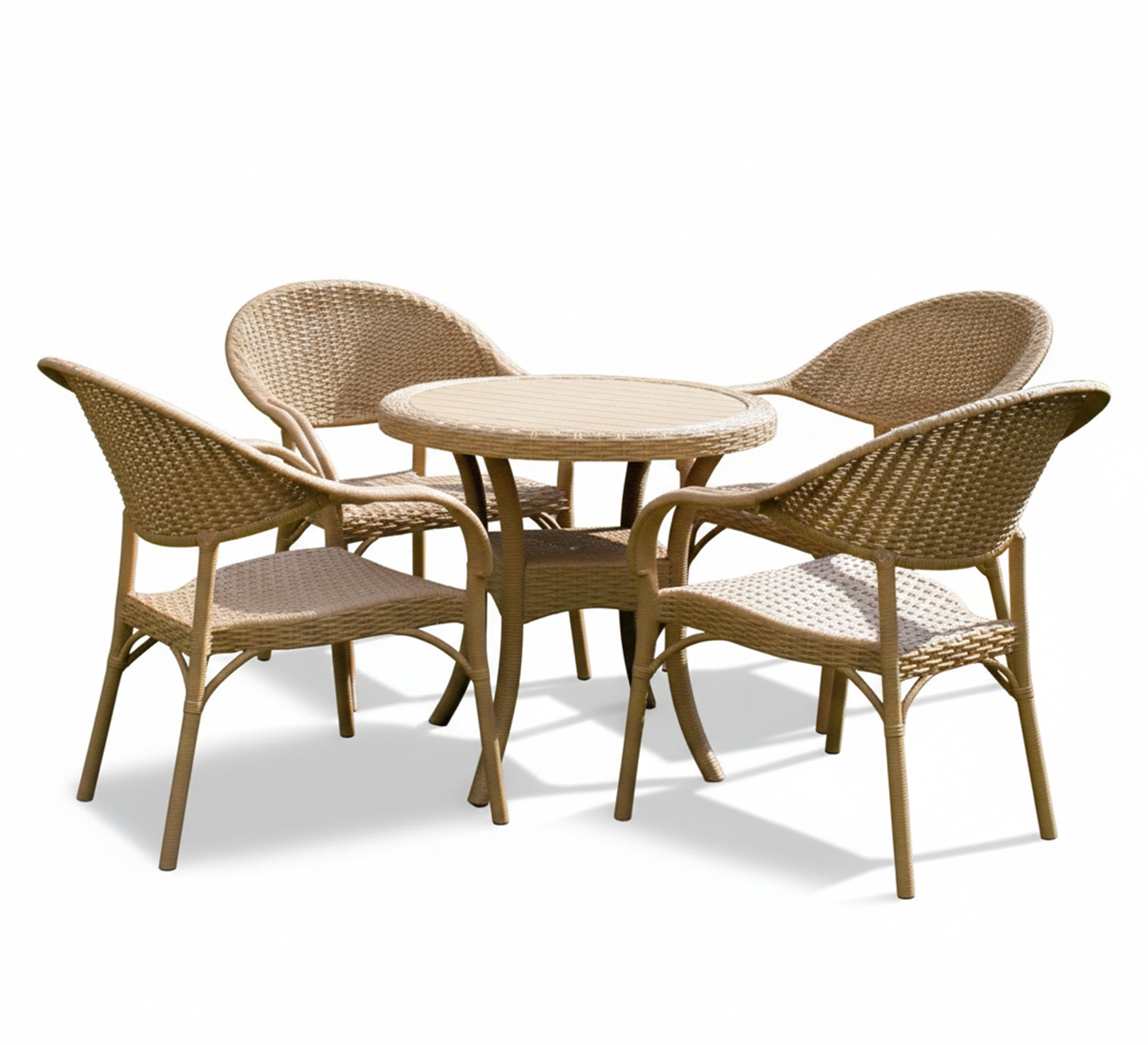 A stylish beige patio set with a classic design - Vitrine Furniture - Outdoor Products