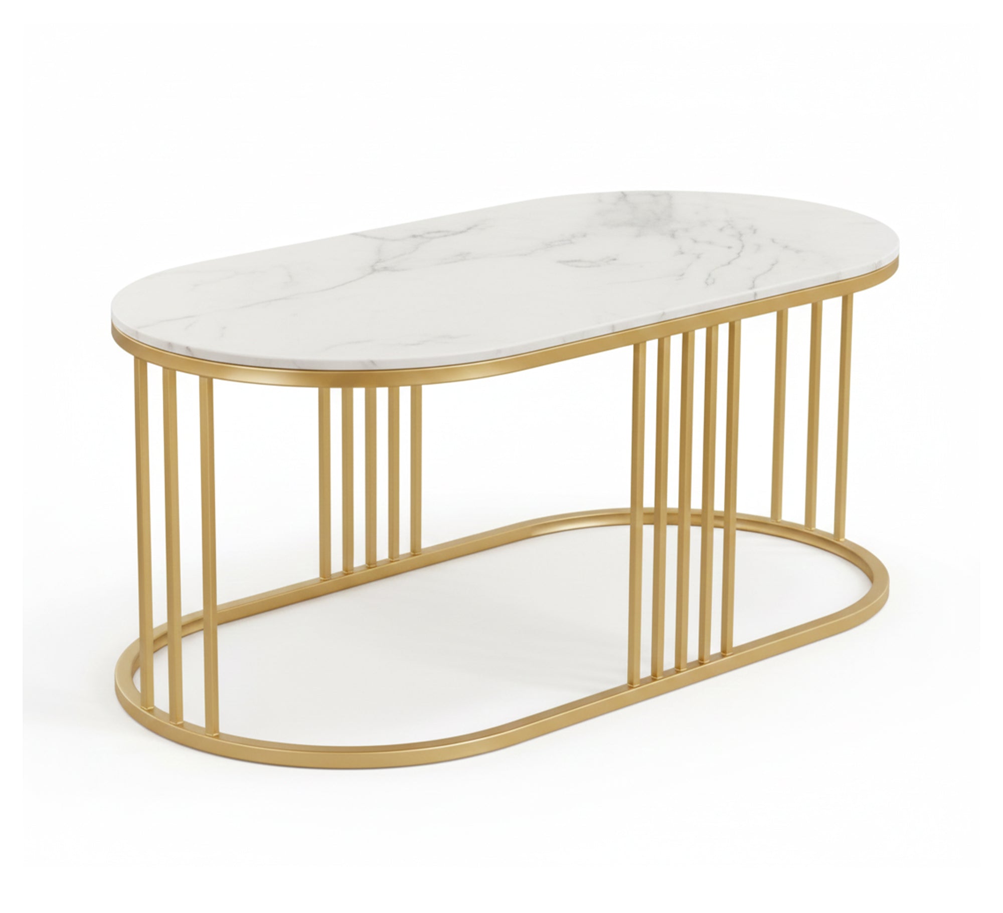 A table featuring an oval design - Vitrine Furniture - Furniture