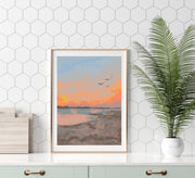 A tableau for sunset on the beach - Vitrine Furniture - Décor