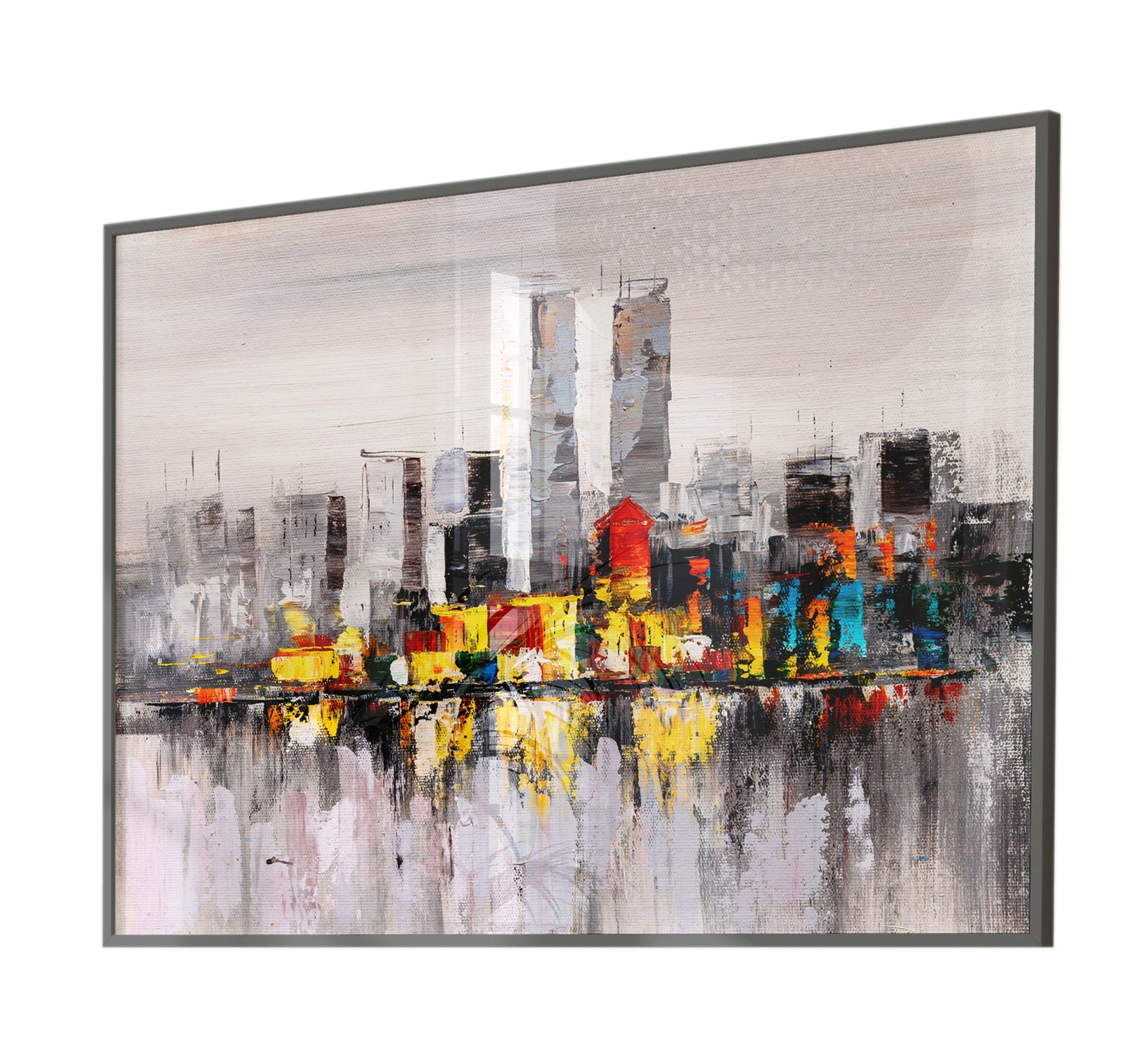 A tableau with a mixture of calm and bright colors - Vitrine Furniture - Décor