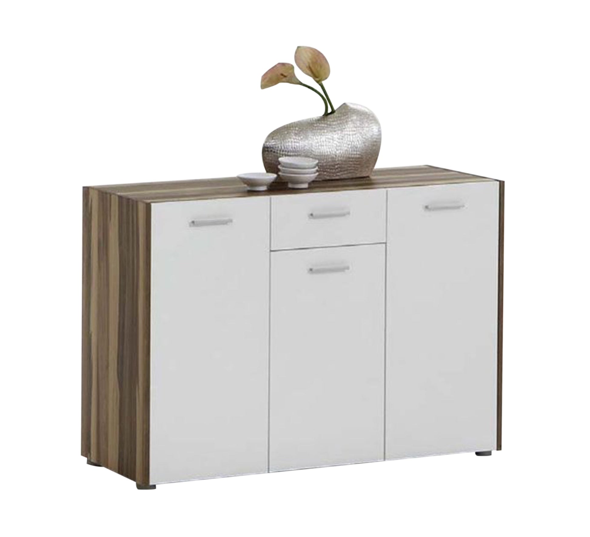 A three - leaf Shoe rack with a drawer - Vitrine Furniture - Furniture