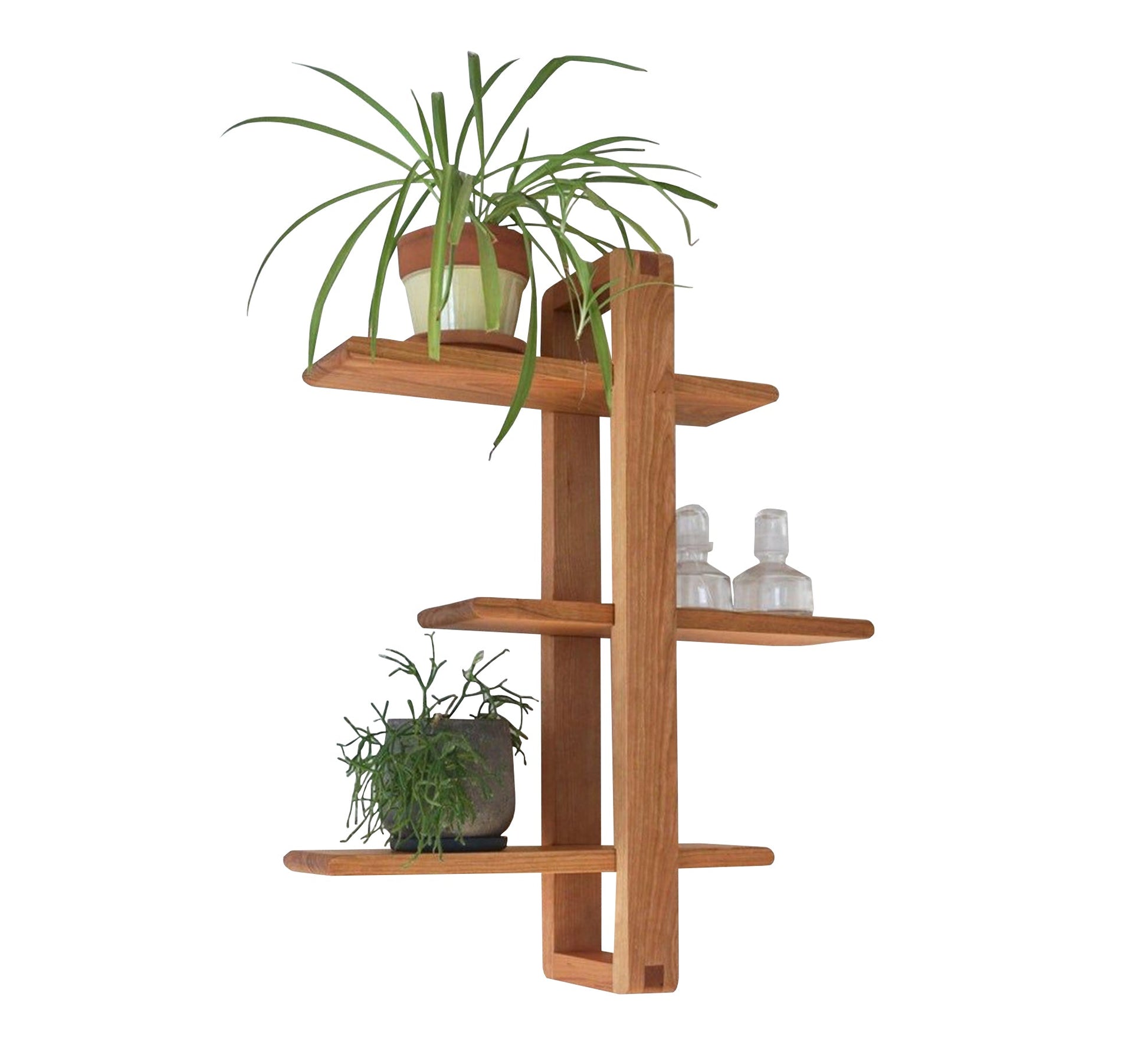 A three - tiered hanging shelf unit - Vitrine Furniture - Décor