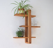 A three - tiered hanging shelf unit - Vitrine Furniture - Décor