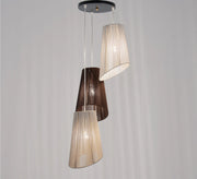 A three - unit pendant lamp with a cylindrical design - Vitrine Furniture - Lighting