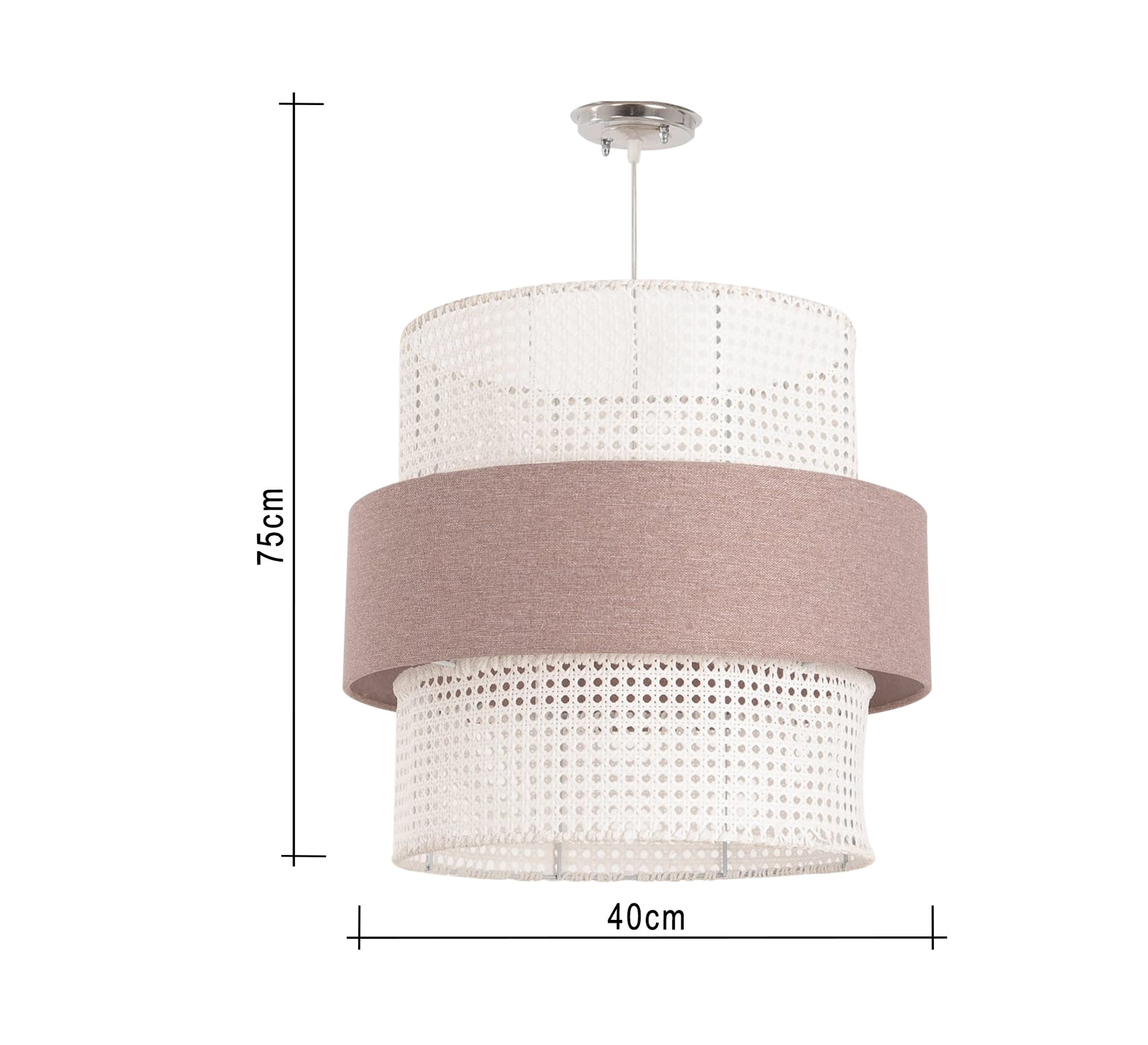 A three - unit pendant lamp with different levels - Vitrine Furniture - Lighting