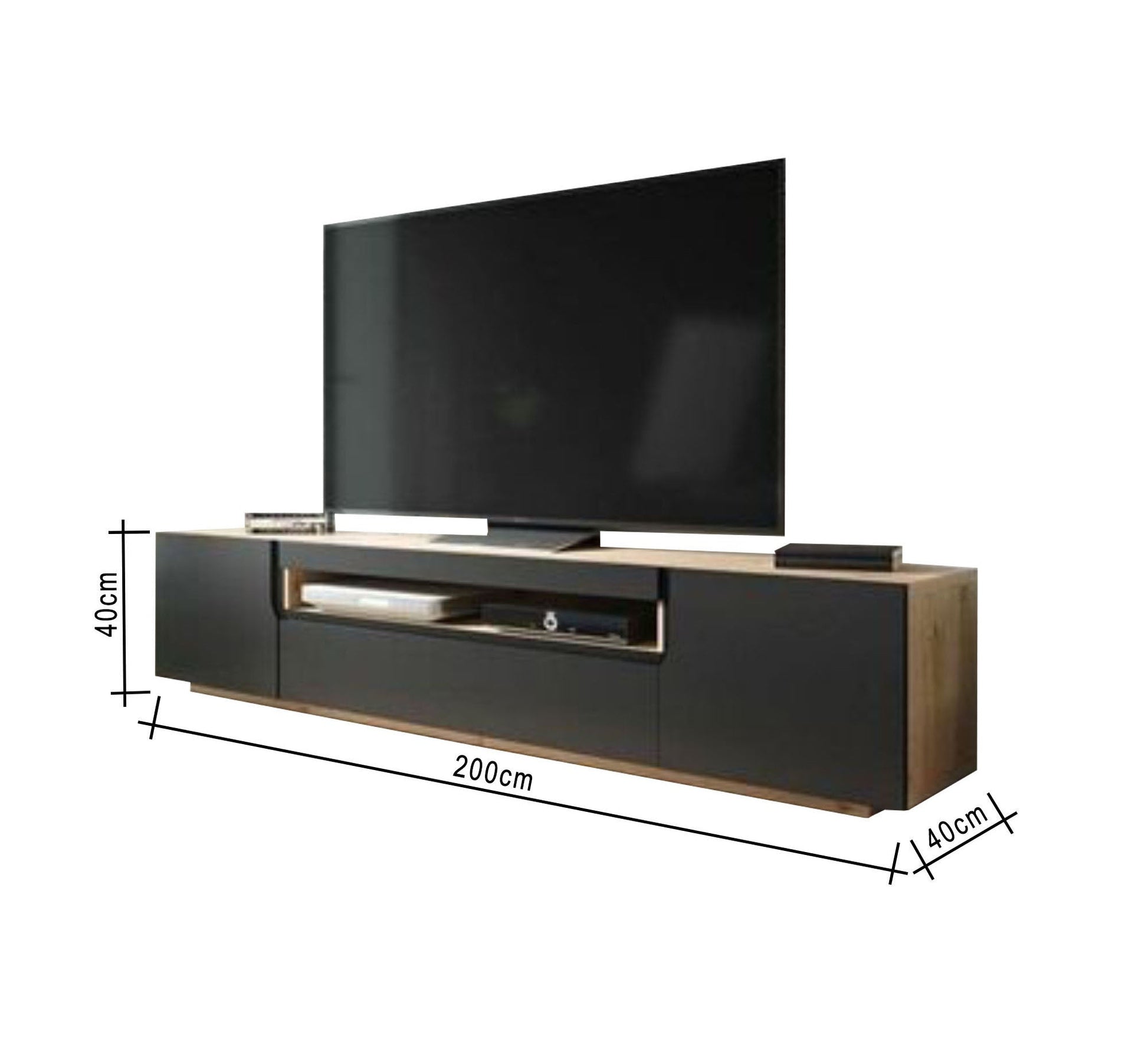 A TV desk and table with a simple design - Vitrine Furniture - Furniture