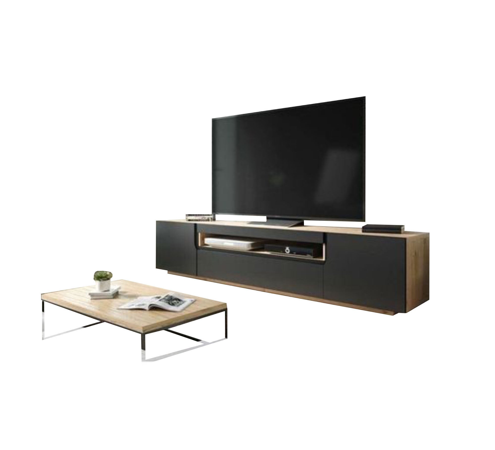 A TV desk and table with a simple design - Vitrine Furniture - Furniture