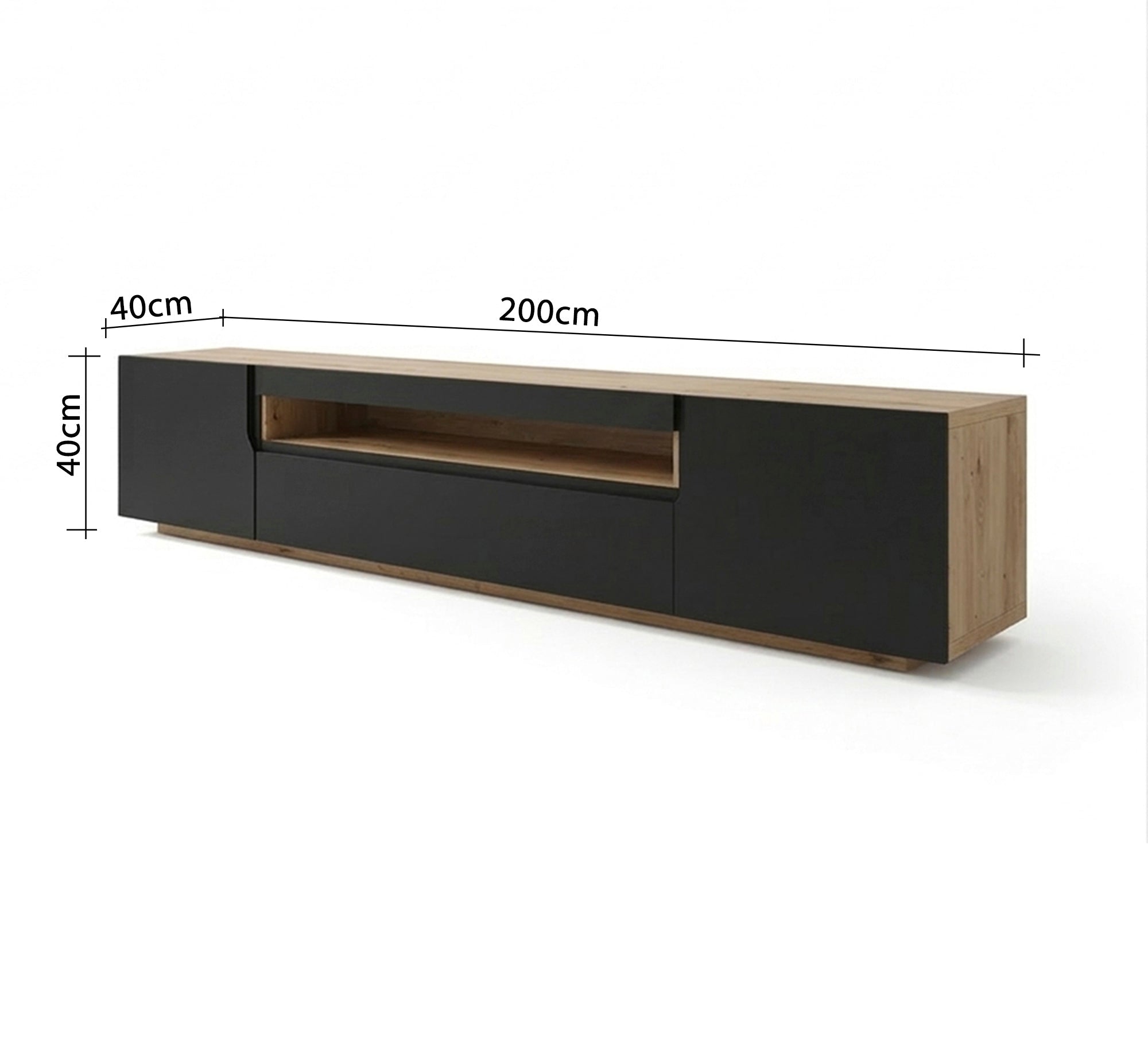 A TV desk and table with a simple design - Vitrine Furniture - TV Table & Cabinet