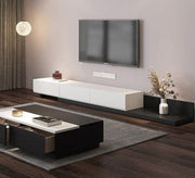 A TV unit and coffee table in a stylish black and white design - Vitrine Furniture - Furniture