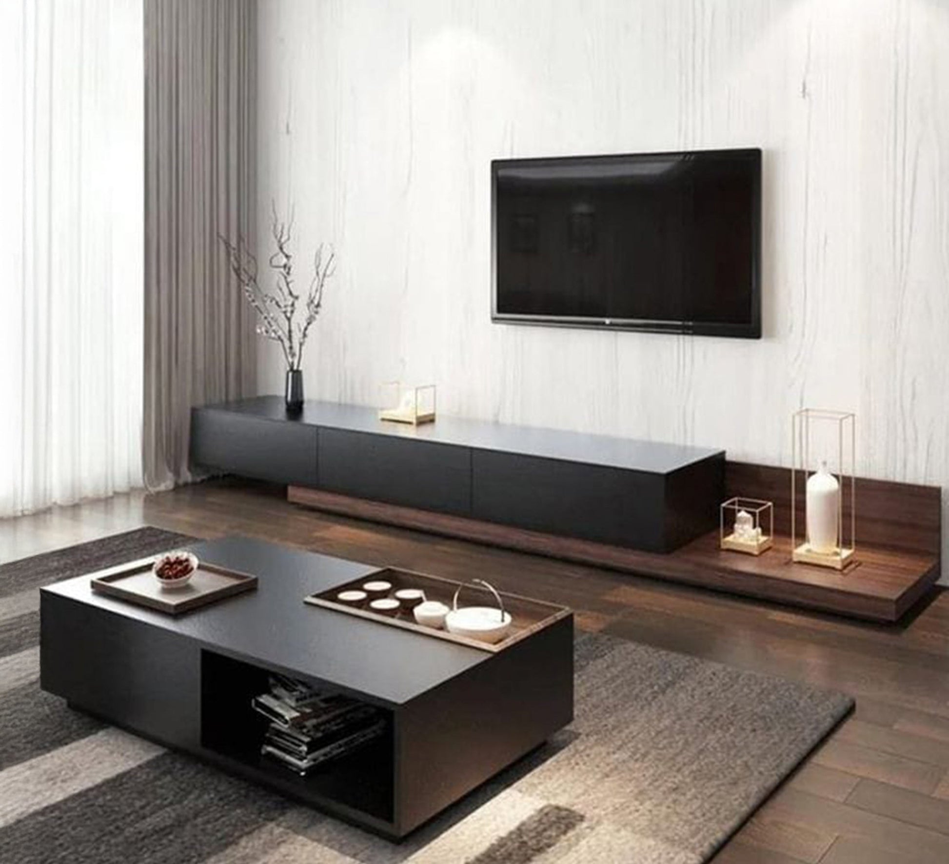 A TV unit and coffee table with a stylish, modern design - Vitrine Furniture - Furniture