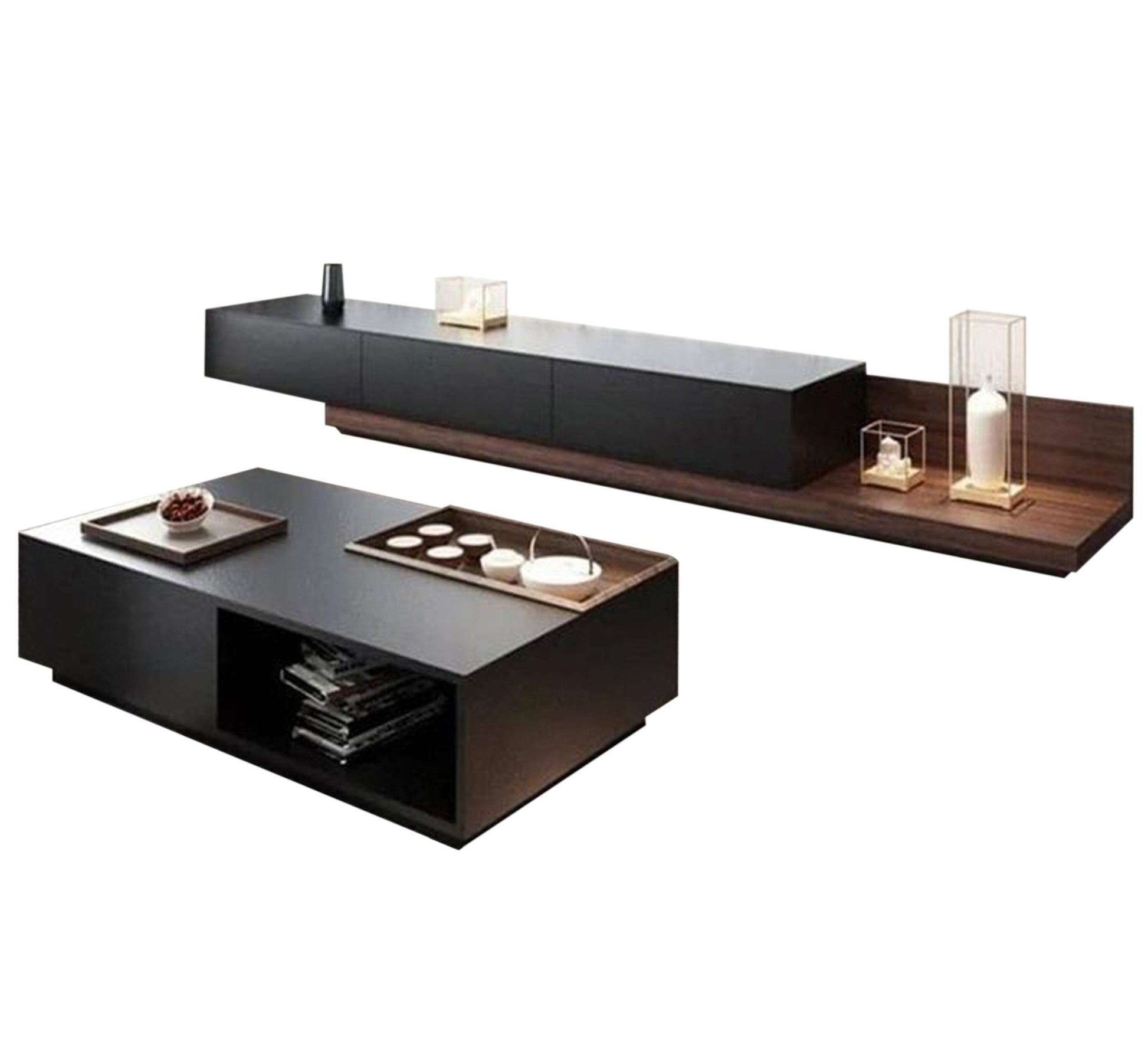 A TV unit and coffee table with a stylish, modern design - Vitrine Furniture - Furniture