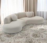 A two - piece sofa with a semicircular configuration - Vitrine Furniture - Furniture