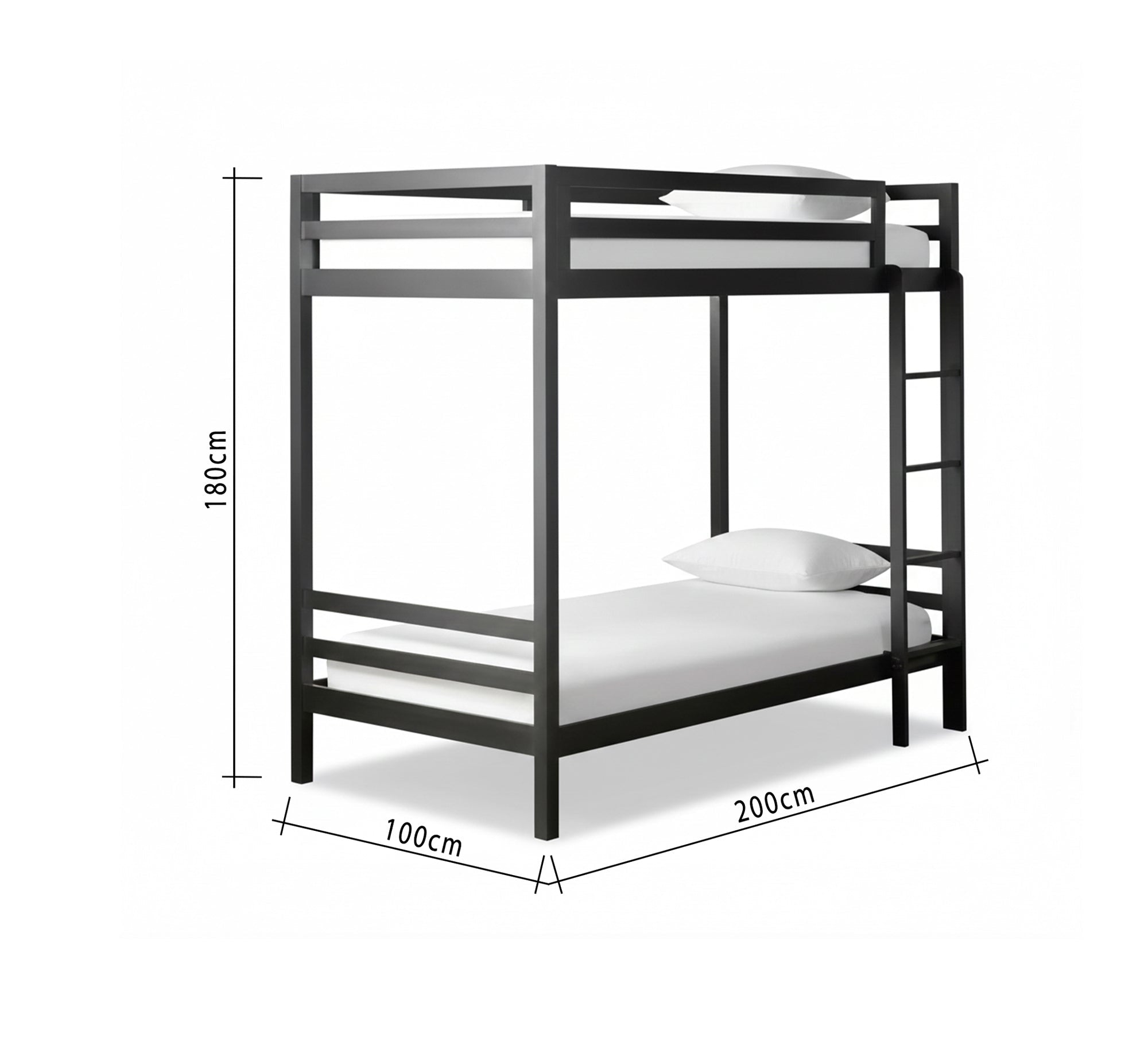 A two - tiered bed for small rooms - Vitrine Furniture - Furniture