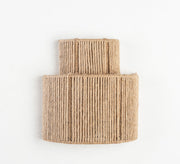 A two - tiered, handcrafted wall lamp. - Vitrine Furniture - Lighting