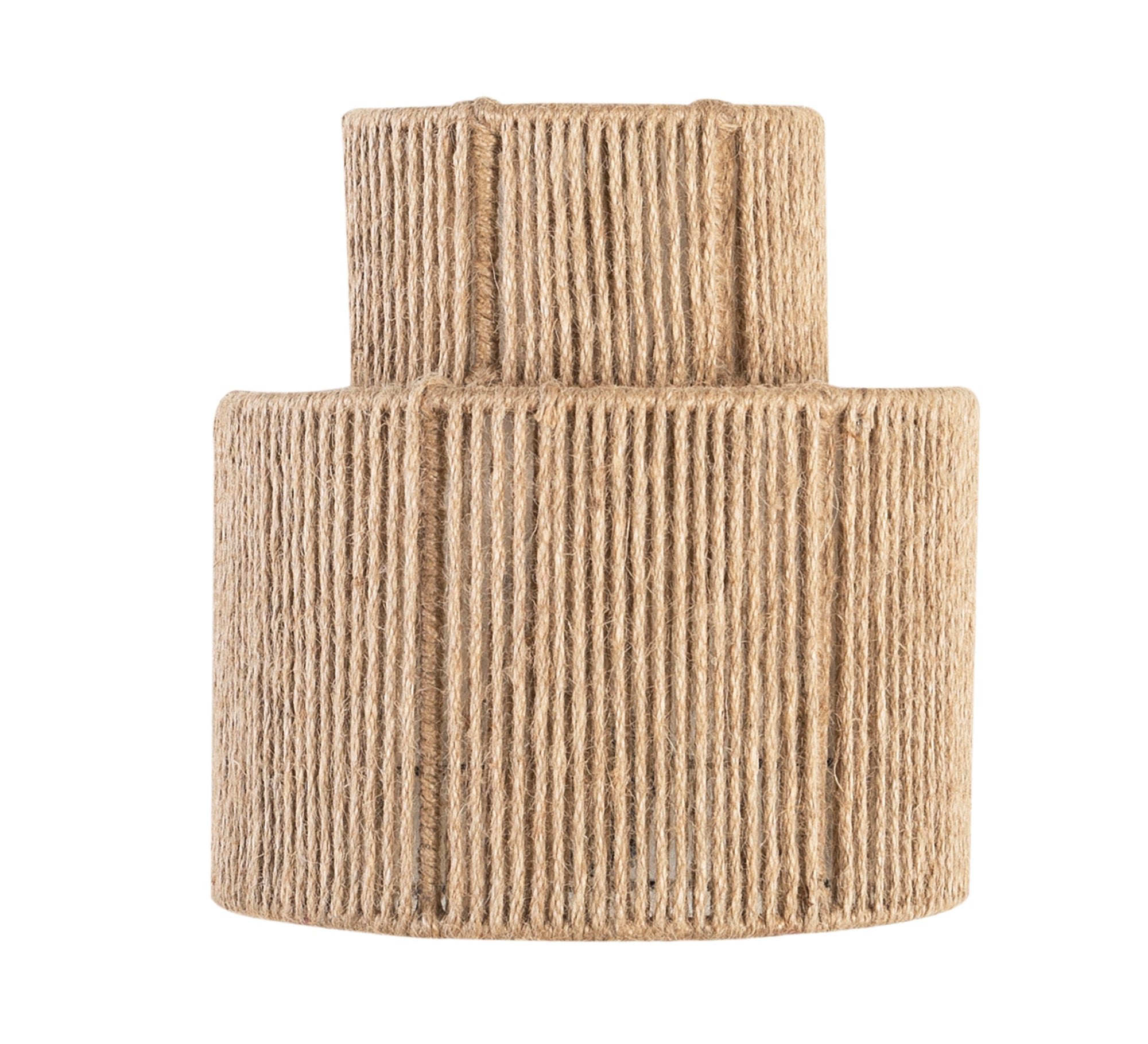 A two - tiered, handcrafted wall lamp. - Vitrine Furniture - Lighting