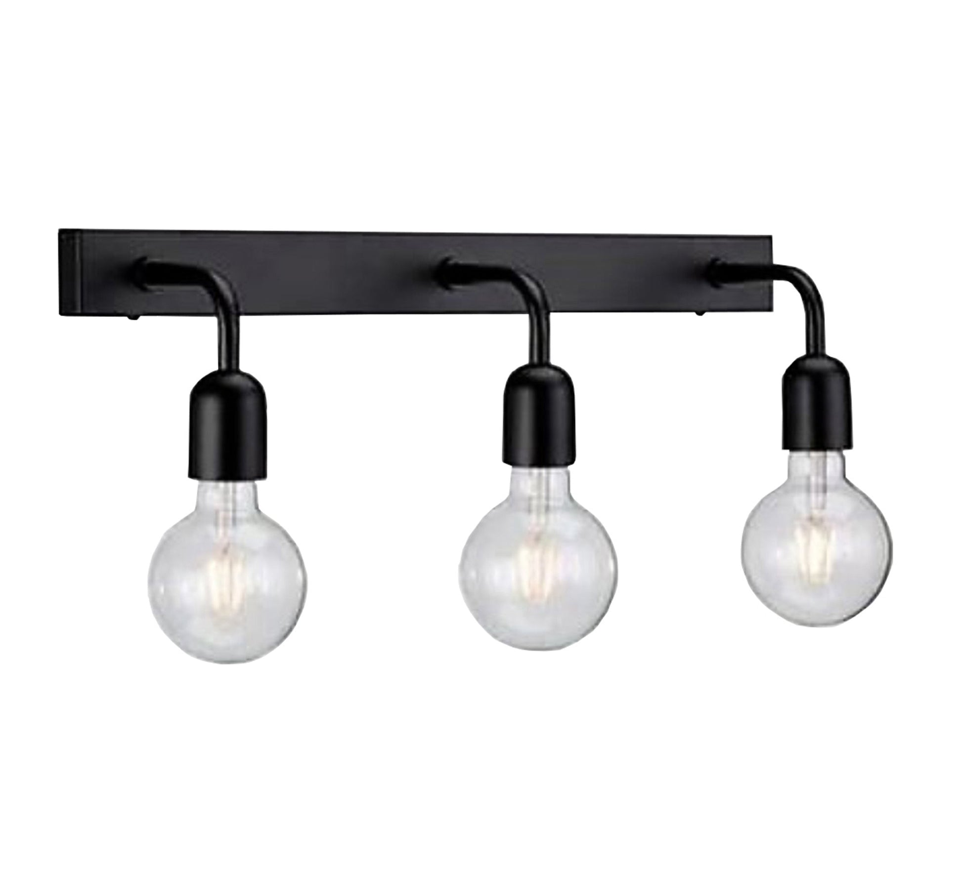 A Wall Sconce with three lamps with a metal base - Vitrine Furniture - Lighting