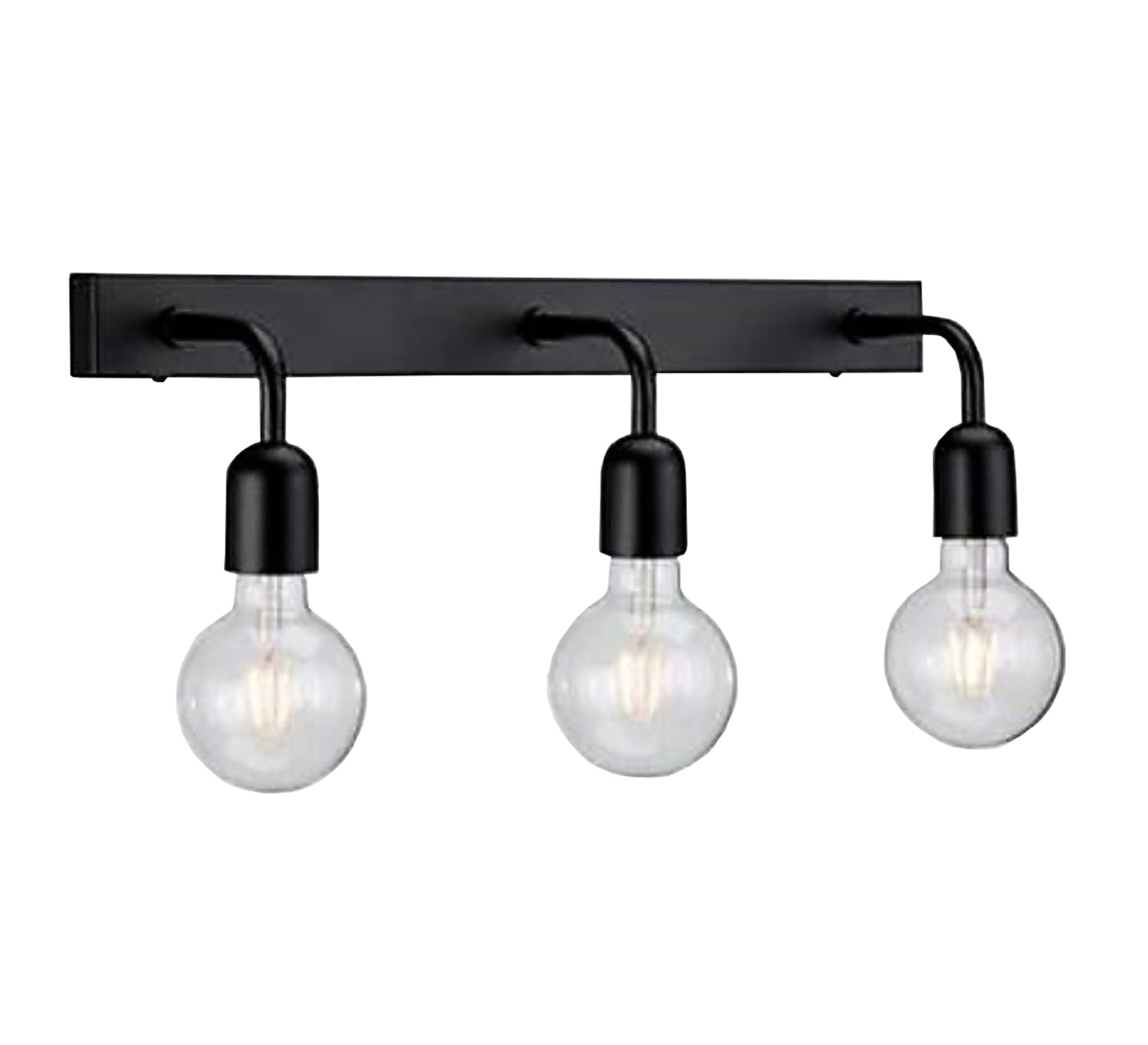 A Wall Sconce with three lamps with a metal base - Vitrine Furniture - Lighting