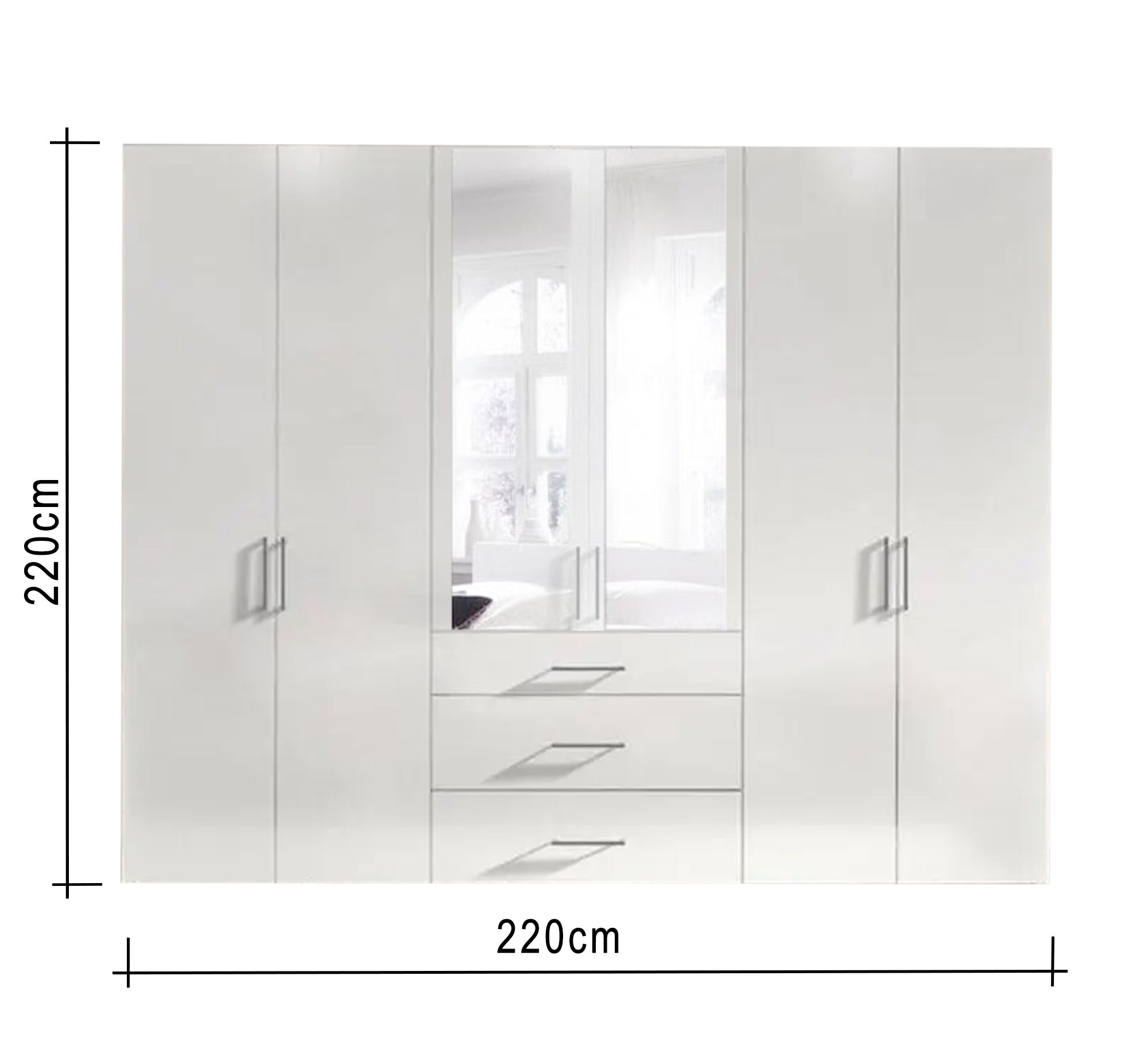A white wardrobe with distinctive elegance - Vitrine Furniture - Furniture