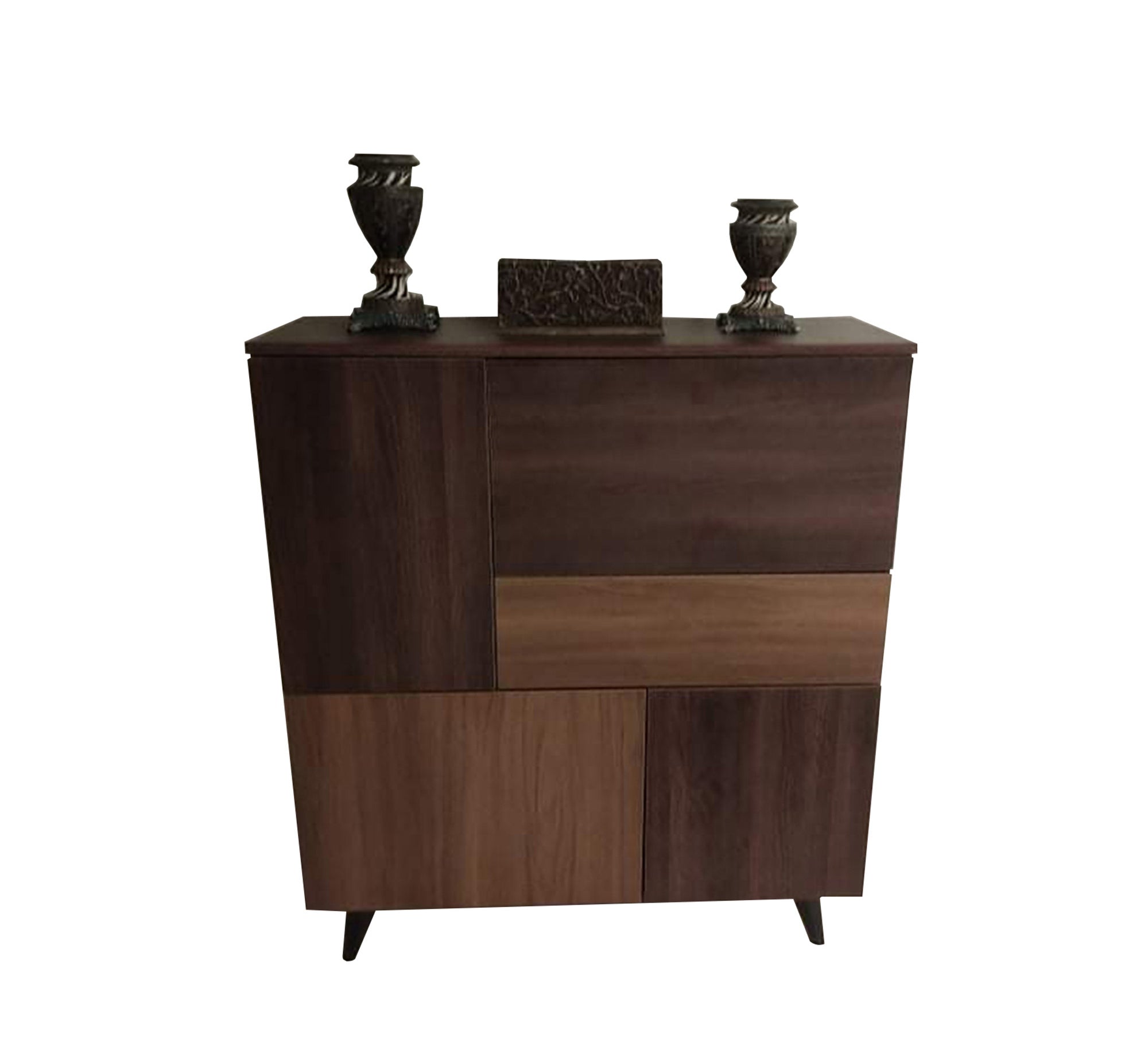 A wooden brown shoe racks - Vitrine Furniture - Shoe Racks