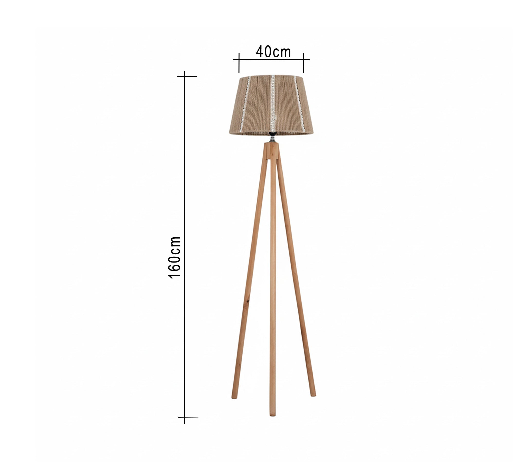A wooden lampshade that will refresh the spirit of your room - Vitrine Furniture - Floor lamps