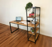 A work desk combined with a side shelving unit - Vitrine Furniture - Furniture