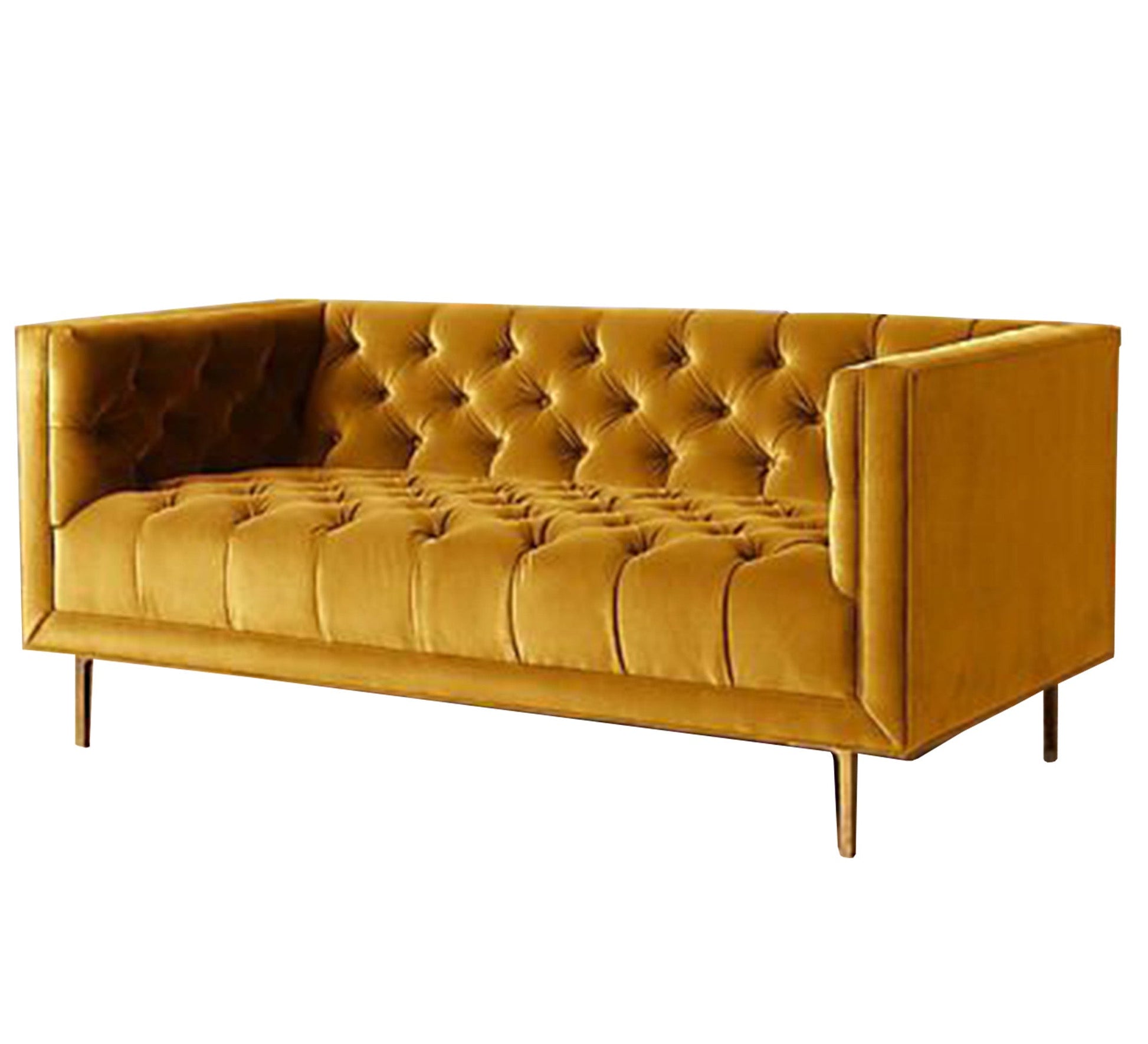 A yellow sofa with capotonite grains from the inside - Vitrine Furniture - Living room Sofas