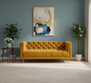 A yellow sofa with capotonite grains from the inside - Vitrine Furniture - Living room Sofas