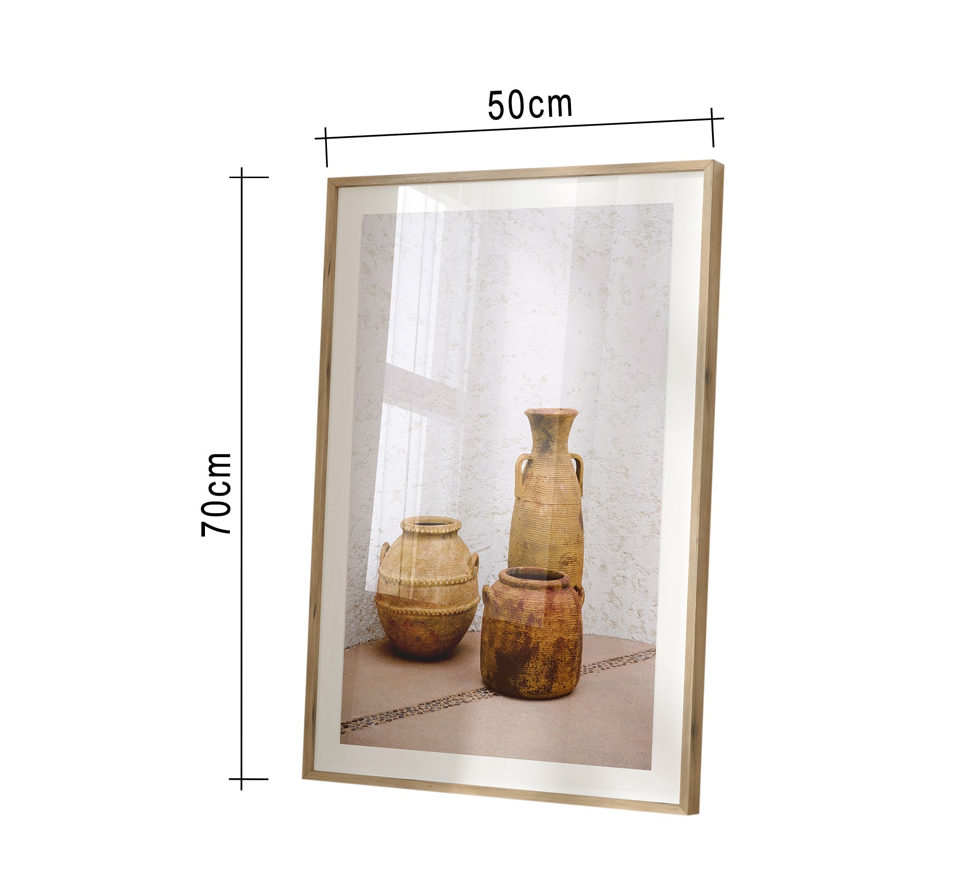 Abstract painting of a group of bottles - Vitrine Furniture - Décor