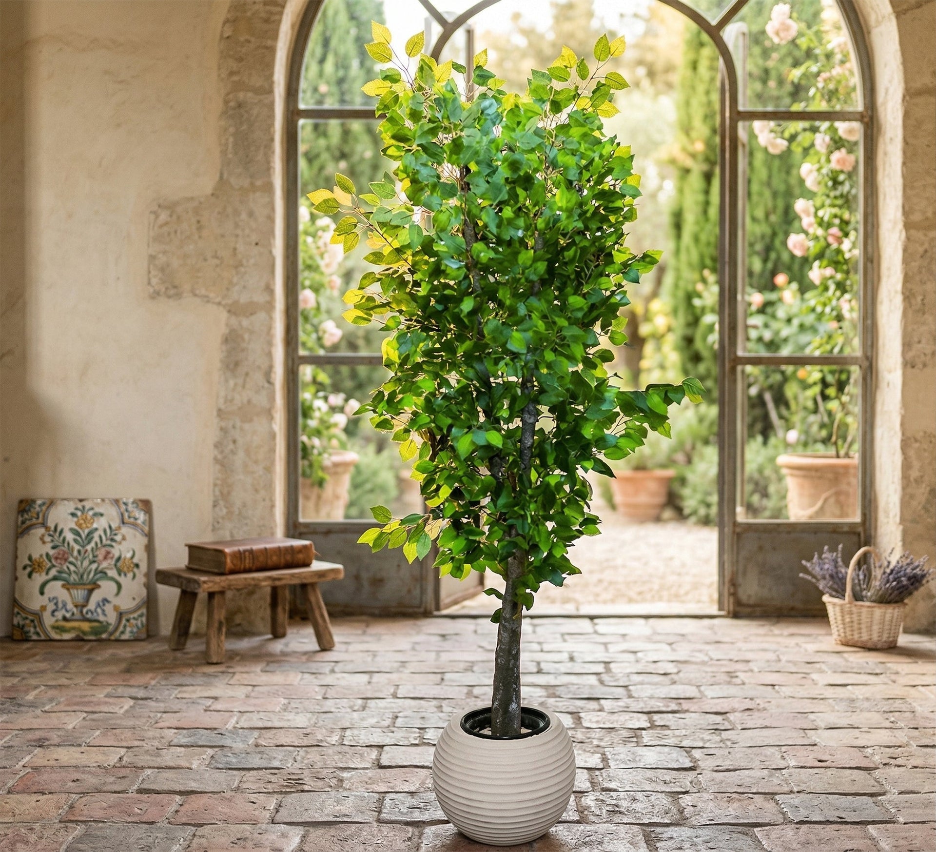 acrylic pots for plants Acrylic pot for artificial trees – Vitrine Furniture