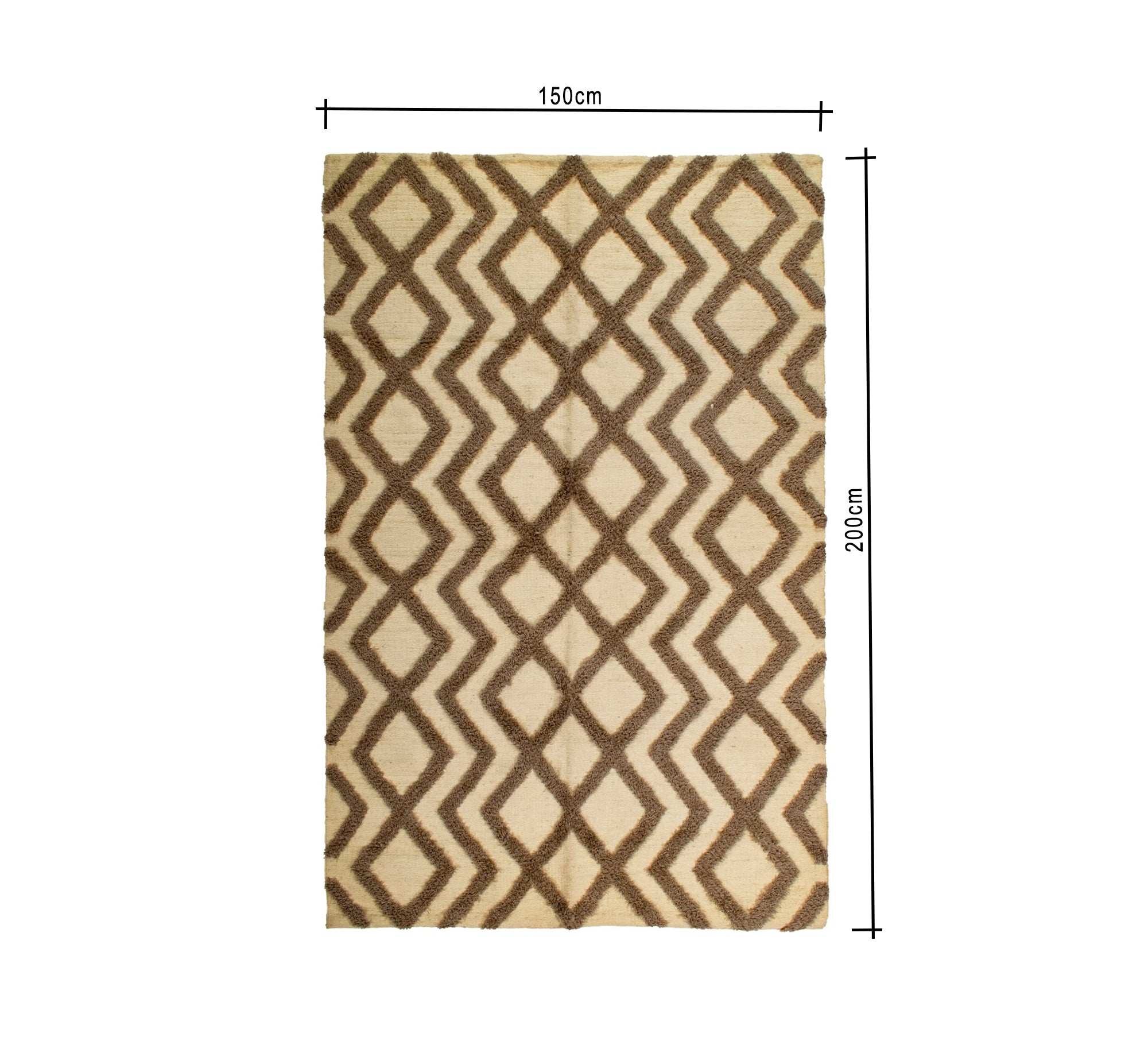 An artistic and comfortable bohemian rug featuring embroidery and vibrant colors - Vitrine Furniture - Accessories