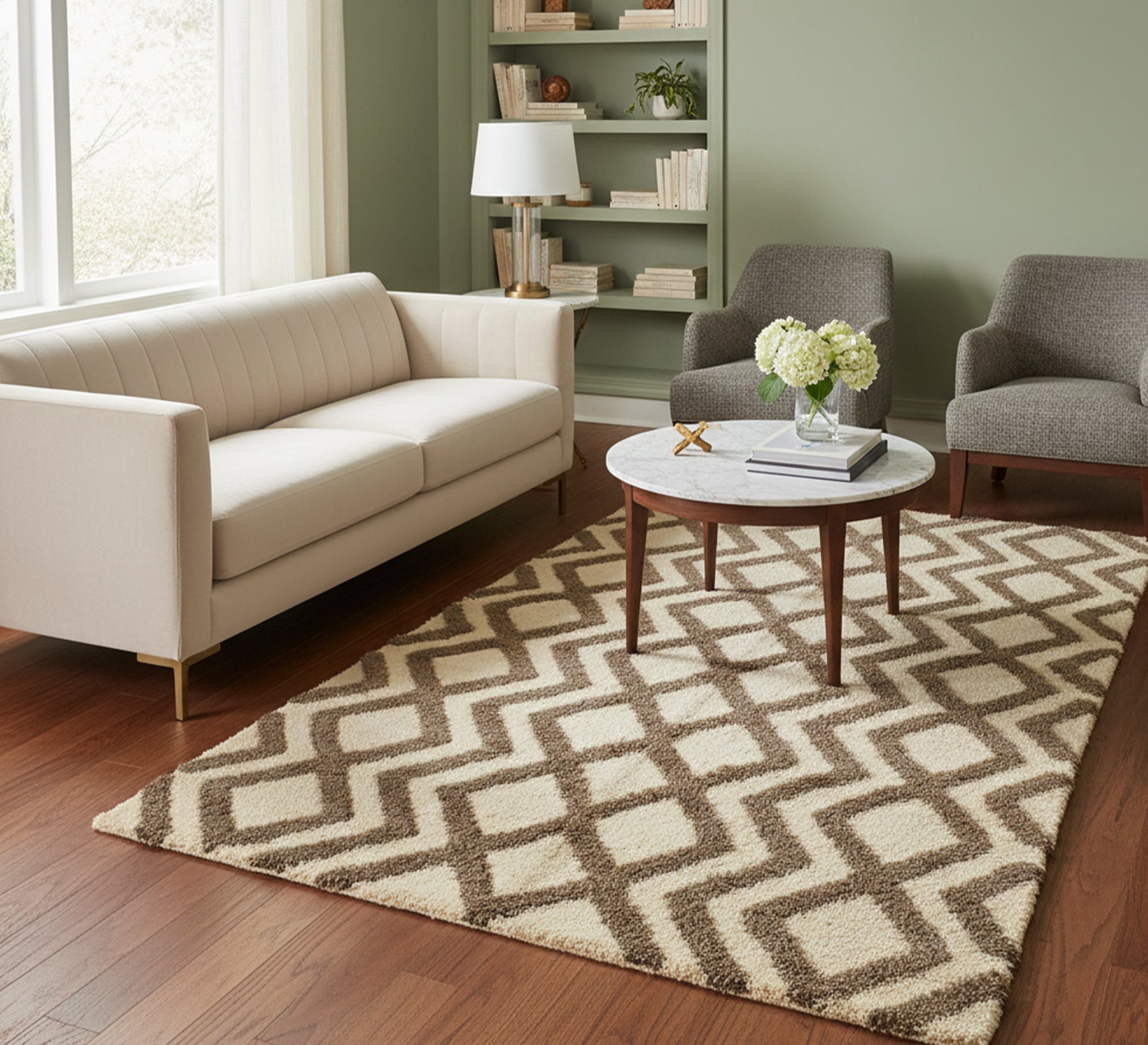 An artistic and comfortable bohemian rug featuring embroidery and vibrant colors - Vitrine Furniture - Accessories