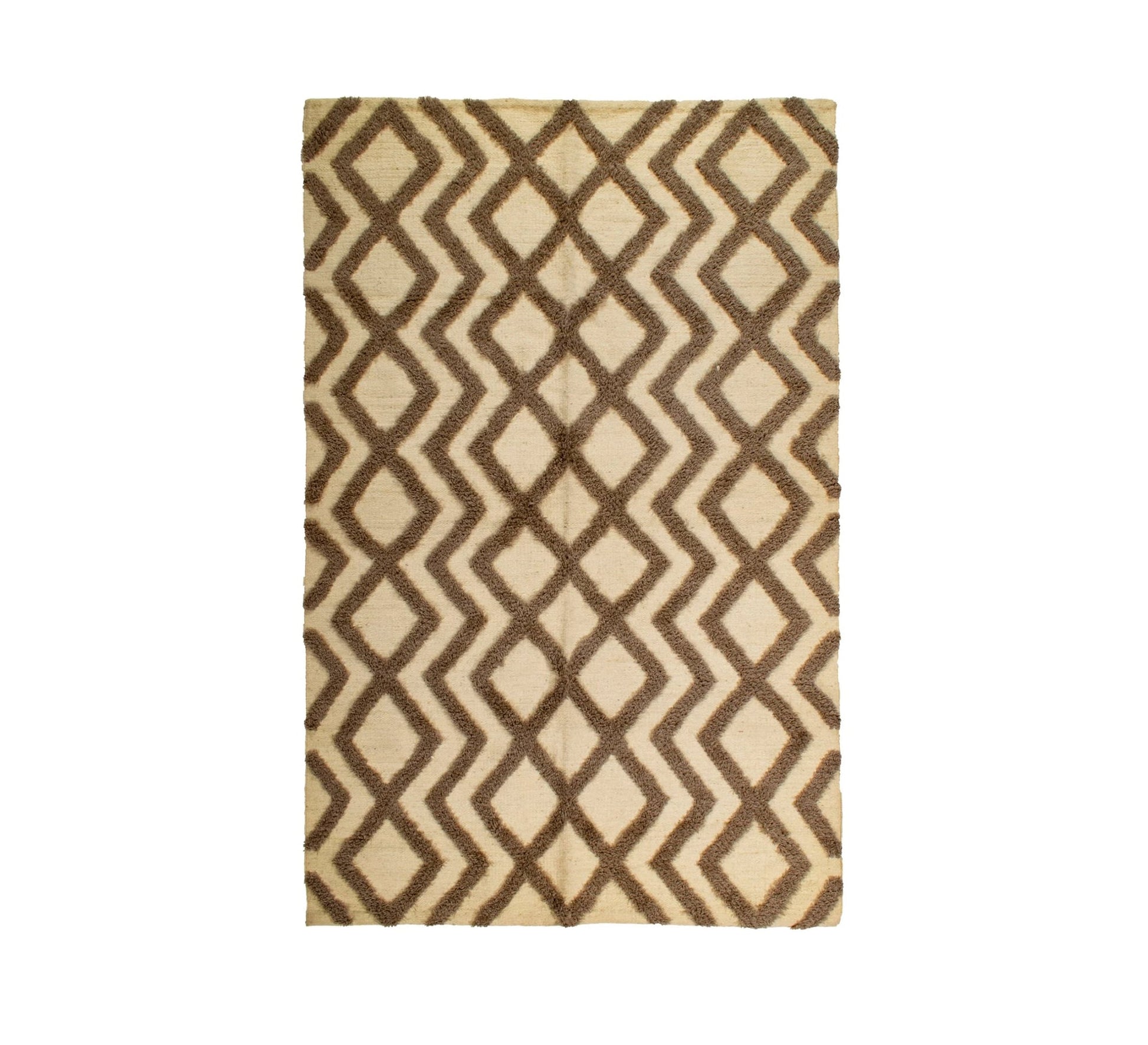 An artistic and comfortable bohemian rug featuring embroidery and vibrant colors - Vitrine Furniture - Accessories