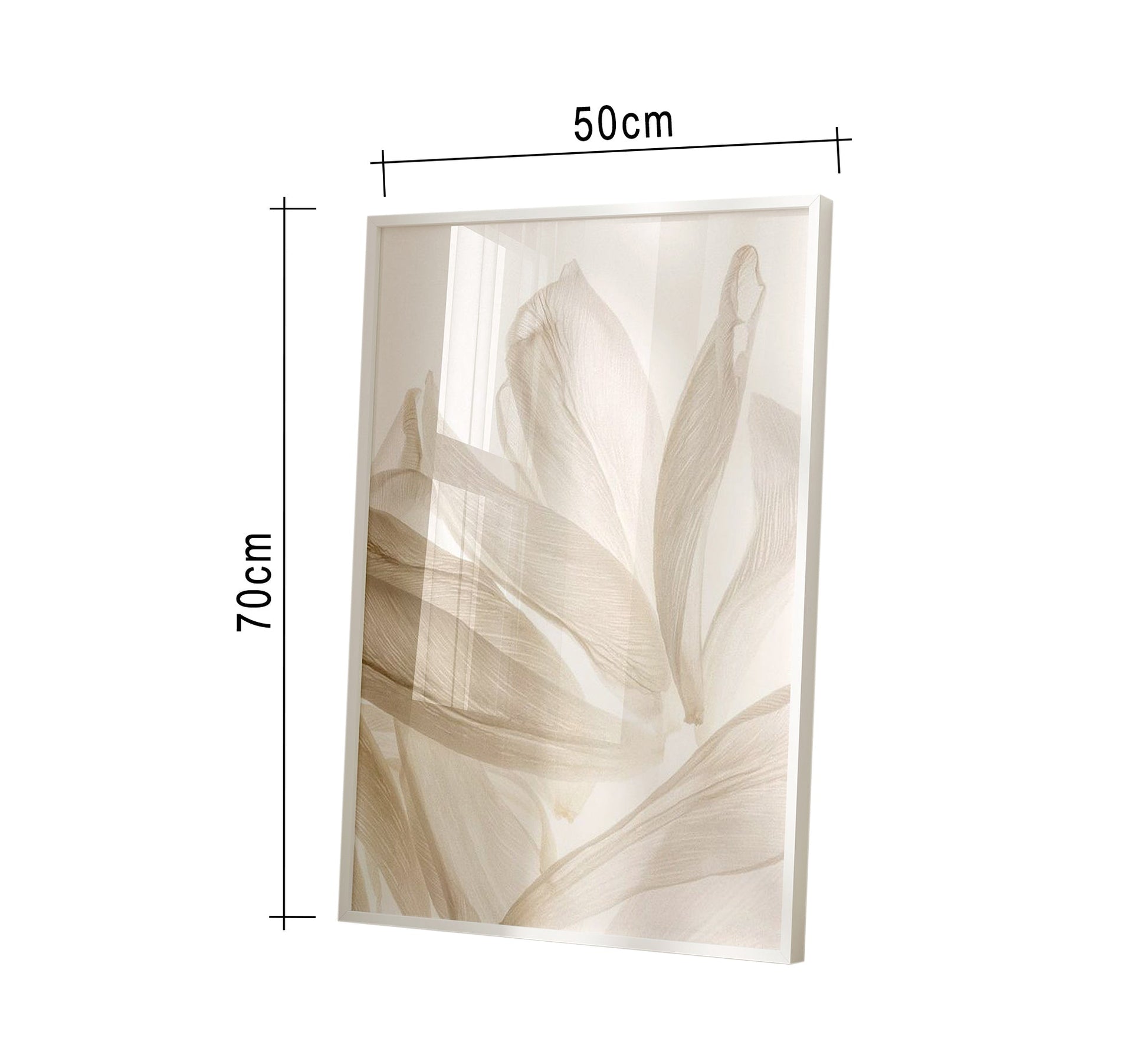 An artistic painting in dreamy colors and a white frame - Vitrine Furniture - Décor