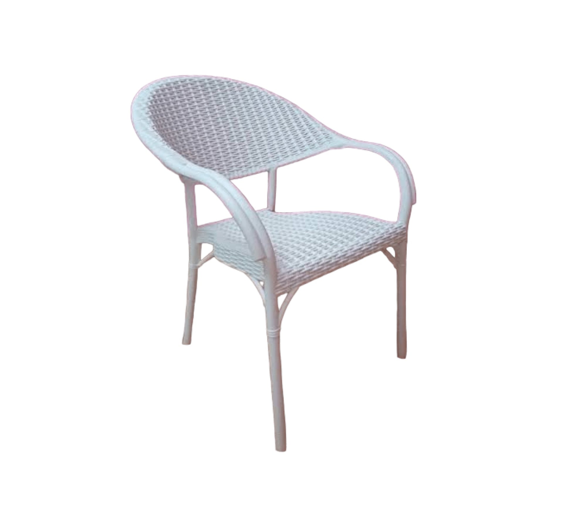 An elegant and attractive white patio set for relaxing - Vitrine Furniture - Outdoor Products