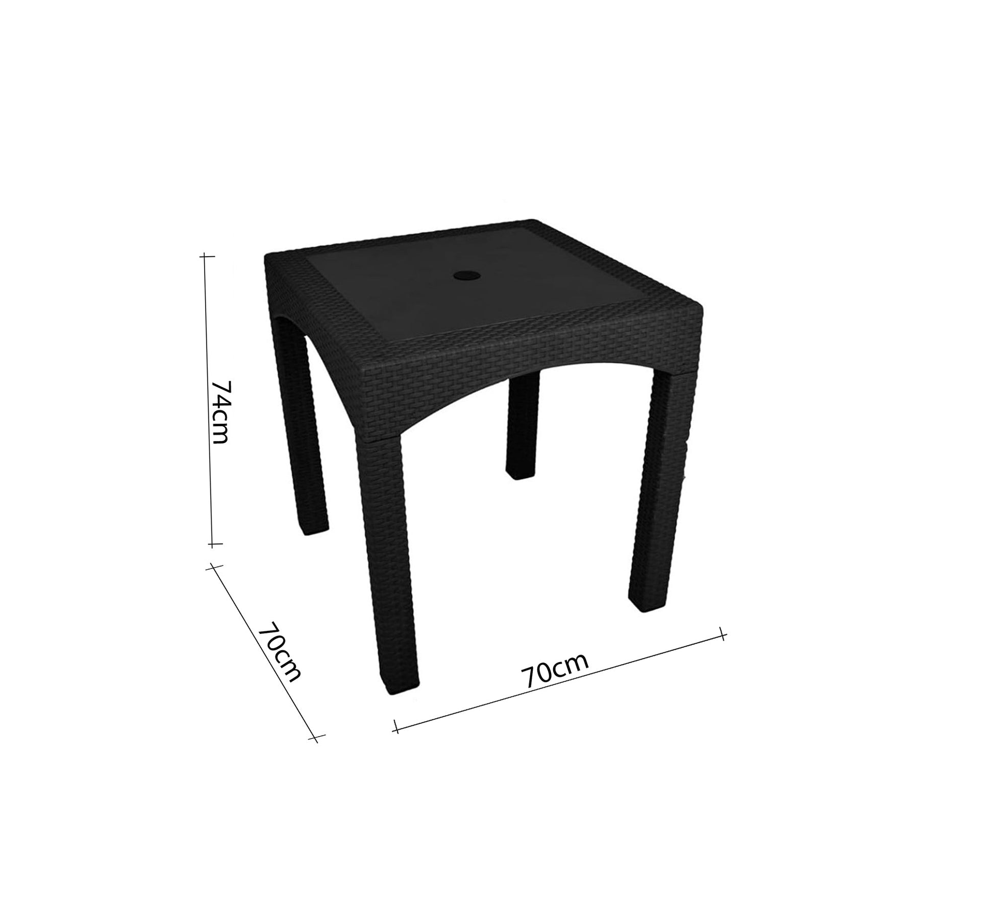 An elegant and modern black outdoor seating set - Vitrine Furniture - Outdoor Products