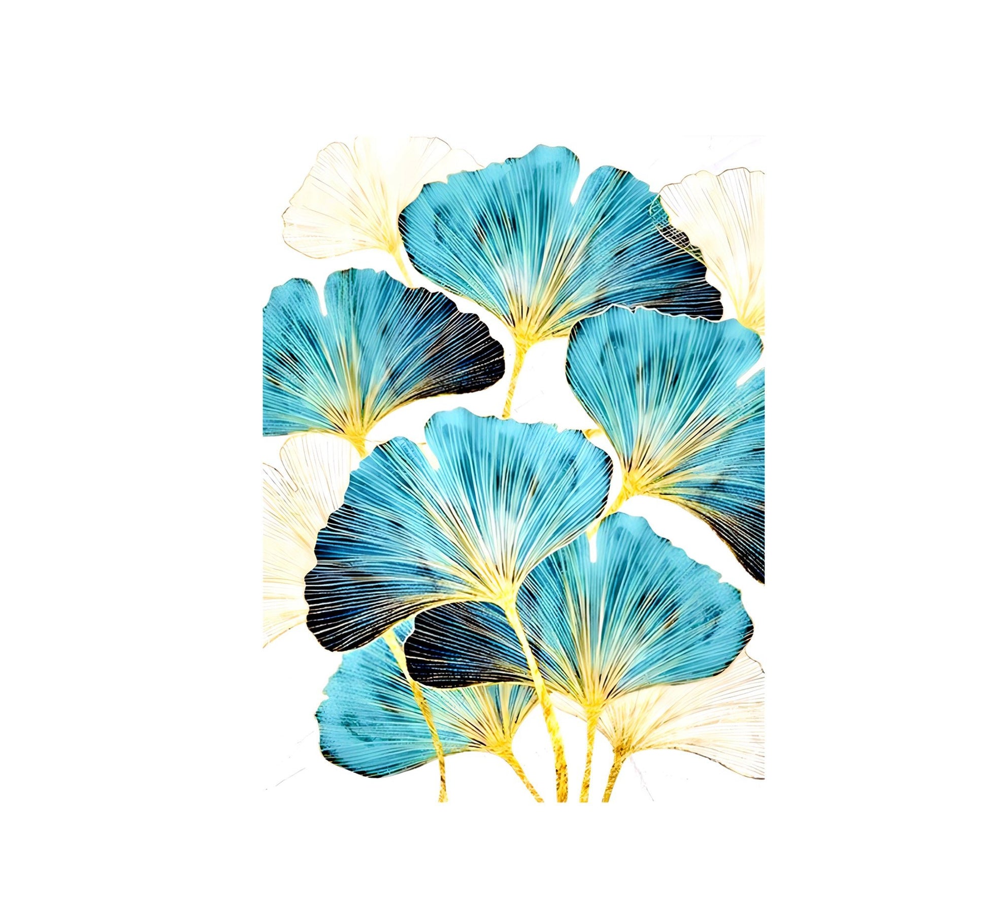 An elegant painting of sophisticated flowers - Vitrine Furniture - Décor