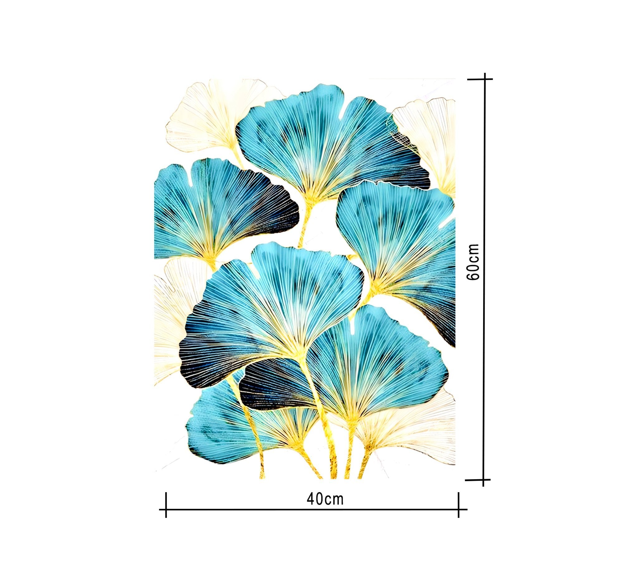 An elegant painting of sophisticated flowers - Vitrine Furniture - Décor